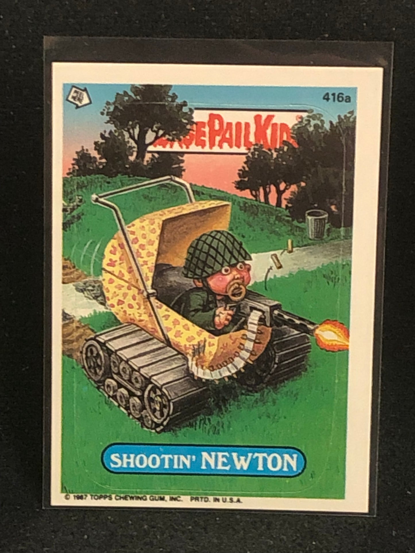 Garbage Pail Kids Original Series 10 (os10) 416a Shootin Newton