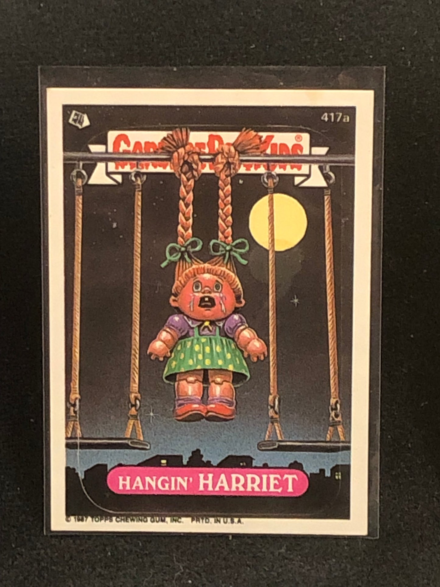 Garbage Pail Kids Original Series 10 (os10) 417a Hangin Harriet