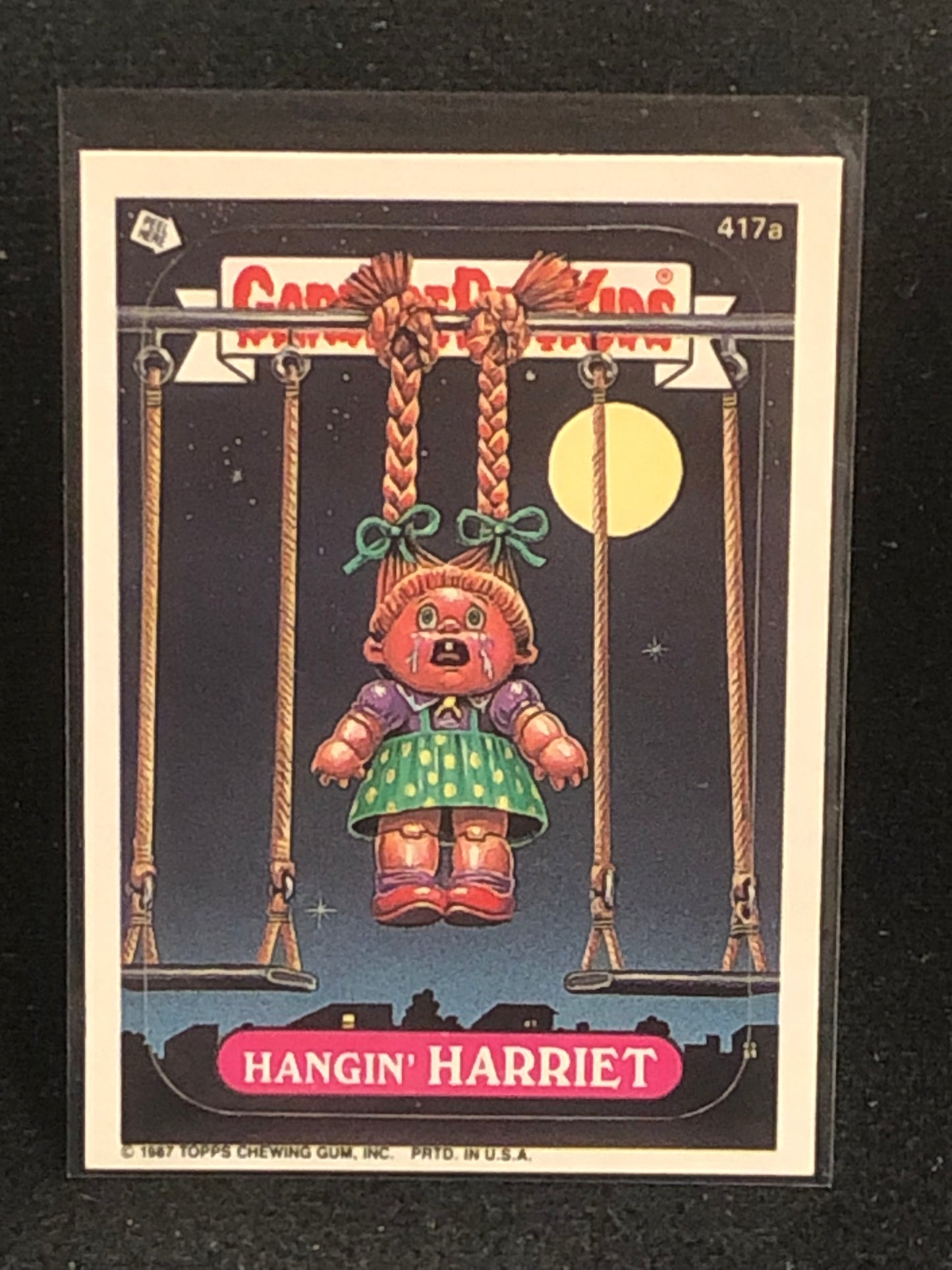 Garbage Pail Kids Original Series 10 (os10) 417a Hangin Harriet