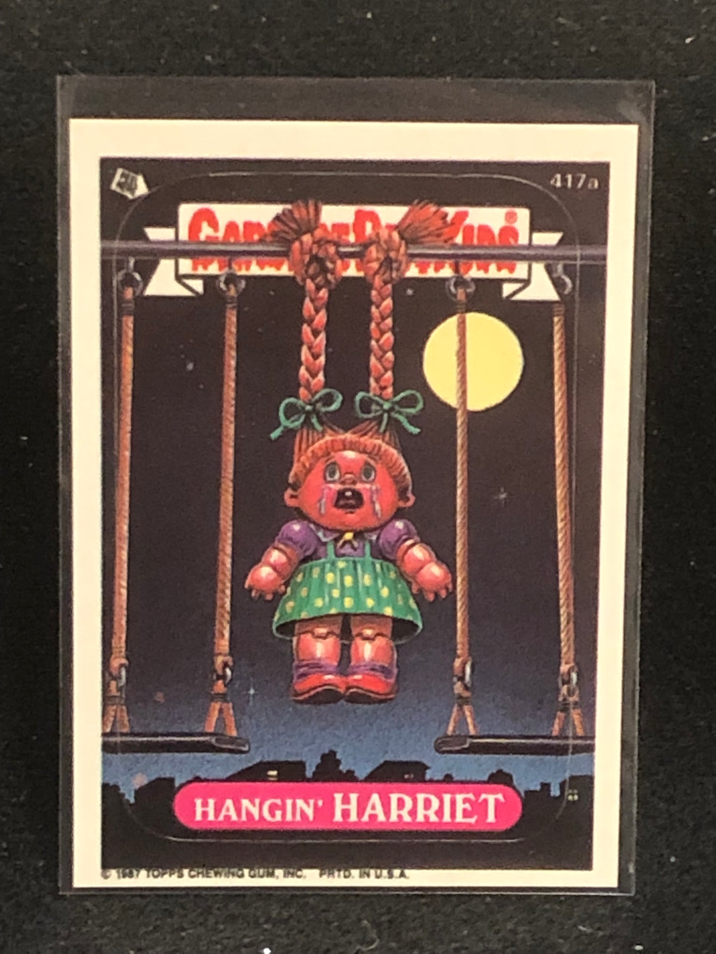 Garbage Pail Kids Original Series 10 (os10) 417a Hangin Harriet