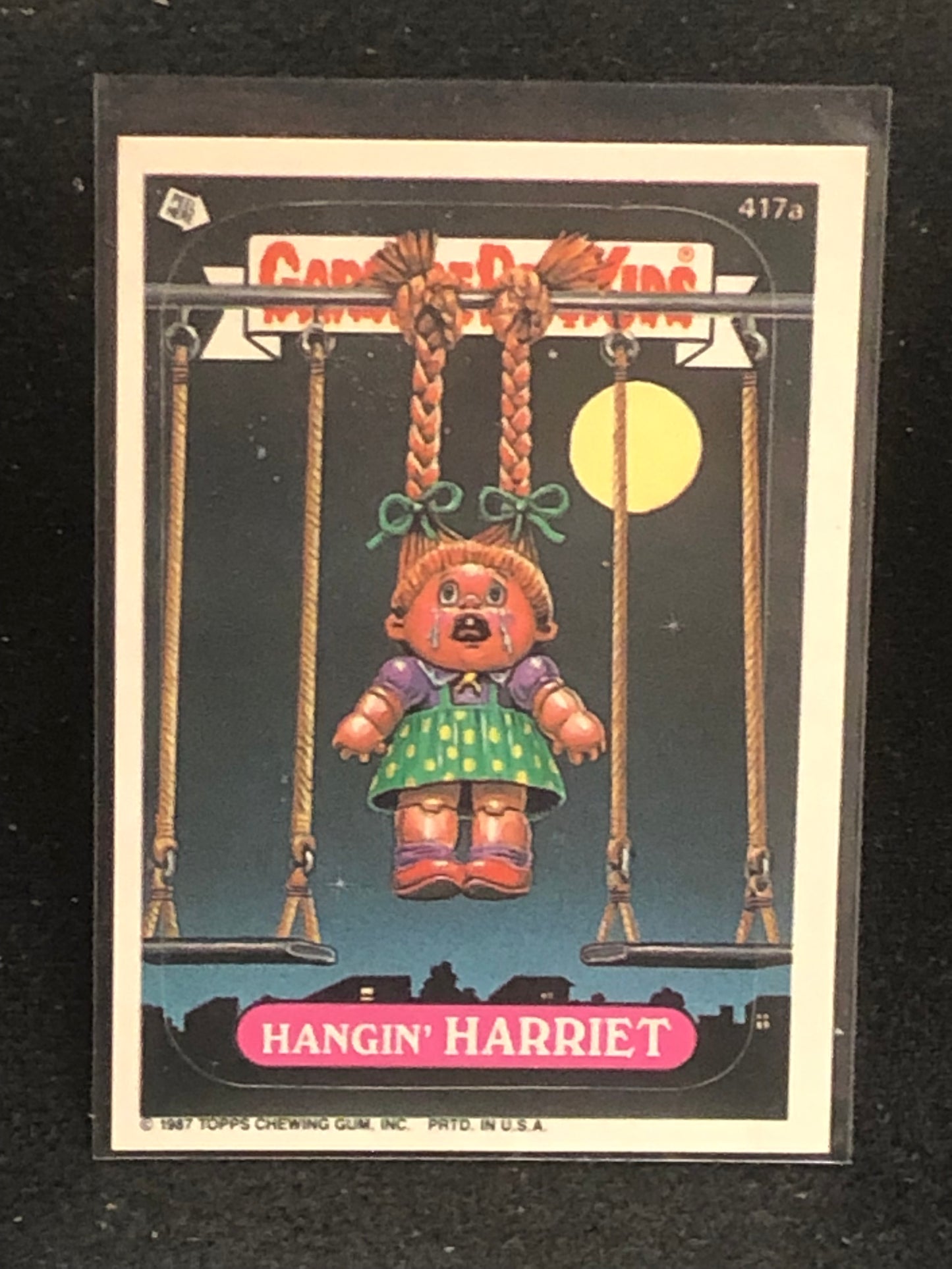 Garbage Pail Kids Original Series 10 (os10) 417a Hangin Harriet