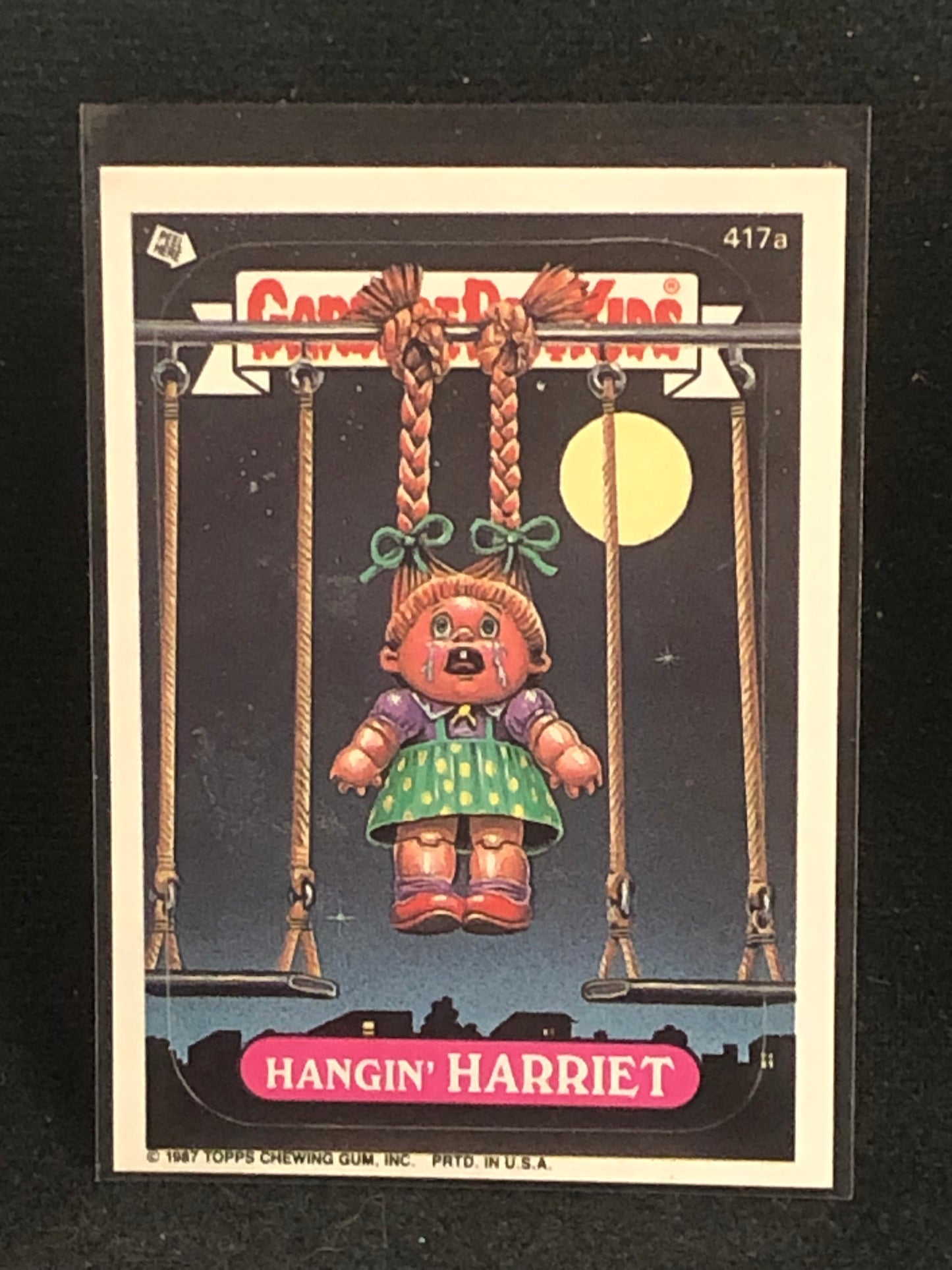 Garbage Pail Kids Original Series 10 (os10) 417a Hangin Harriet