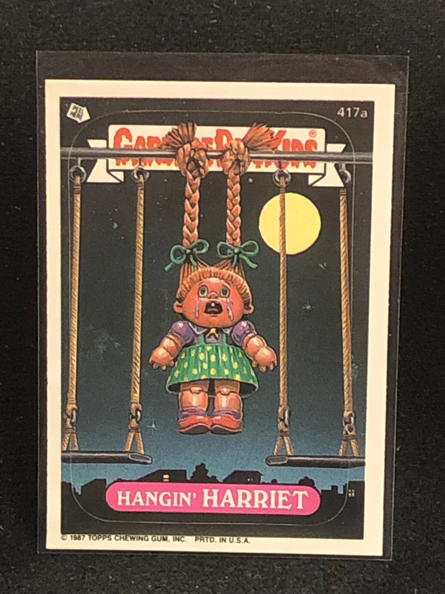 Garbage Pail Kids Original Series 10 (os10) 417a Hangin Harriet