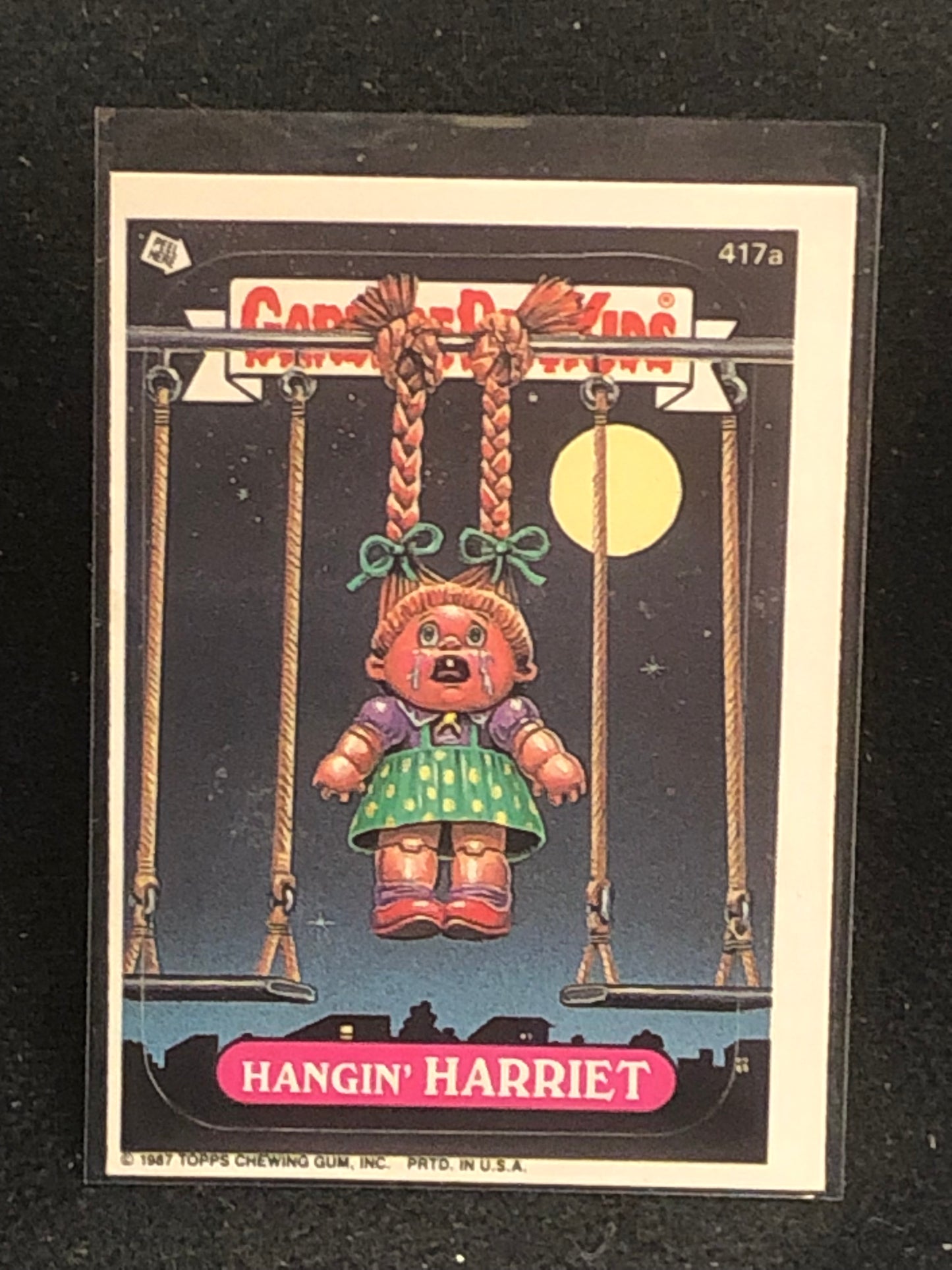 Garbage Pail Kids Original Series 10 (os10) 417a Hangin Harriet