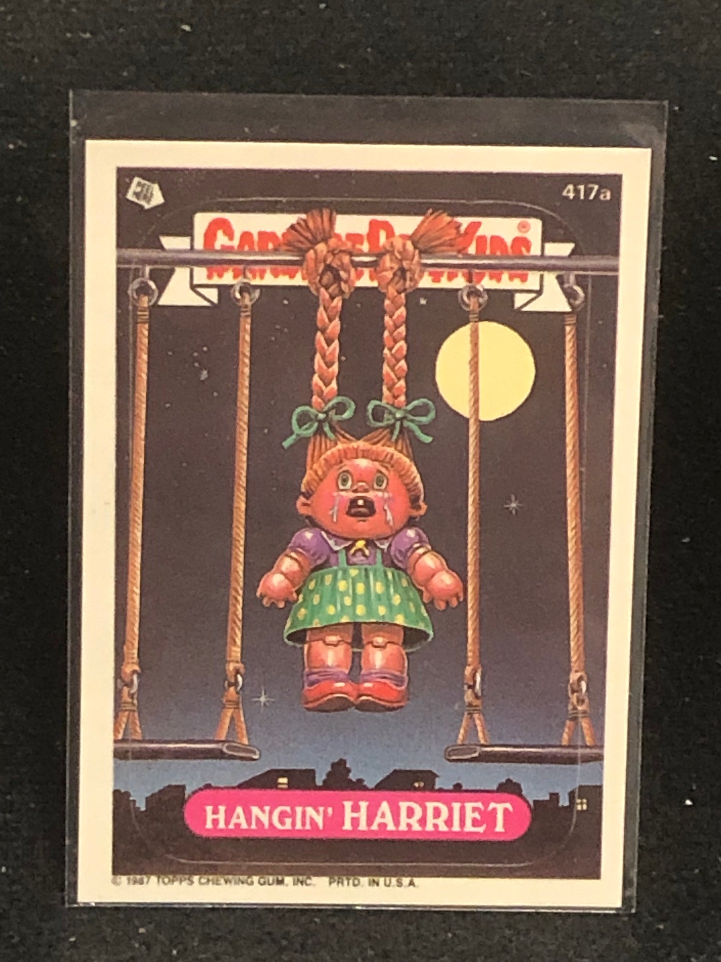 Garbage Pail Kids Original Series 10 (os10) 417a Hangin Harriet