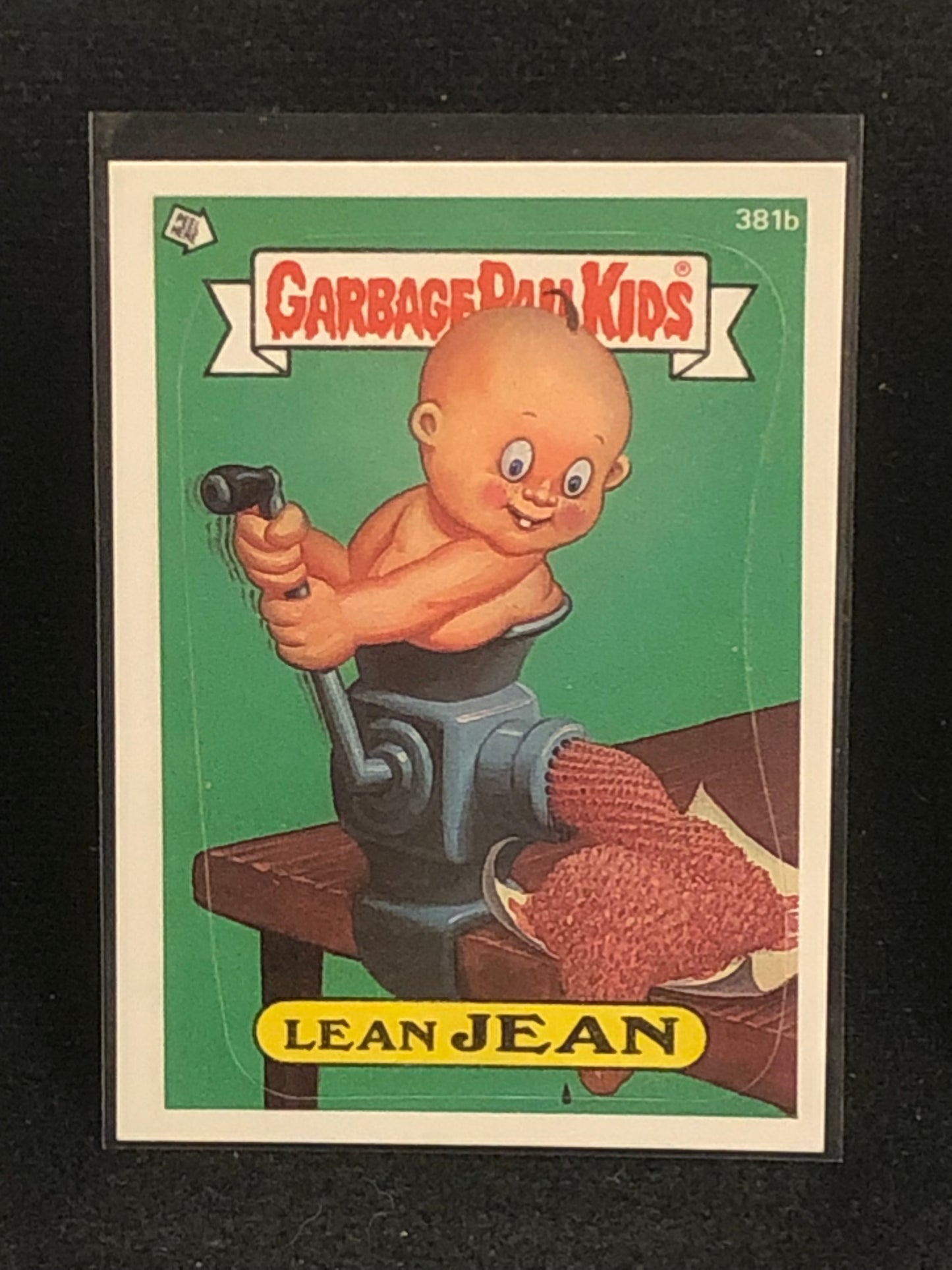 Garbage Pail Kids Original Series 10 (os10) 381b Lean Jean
