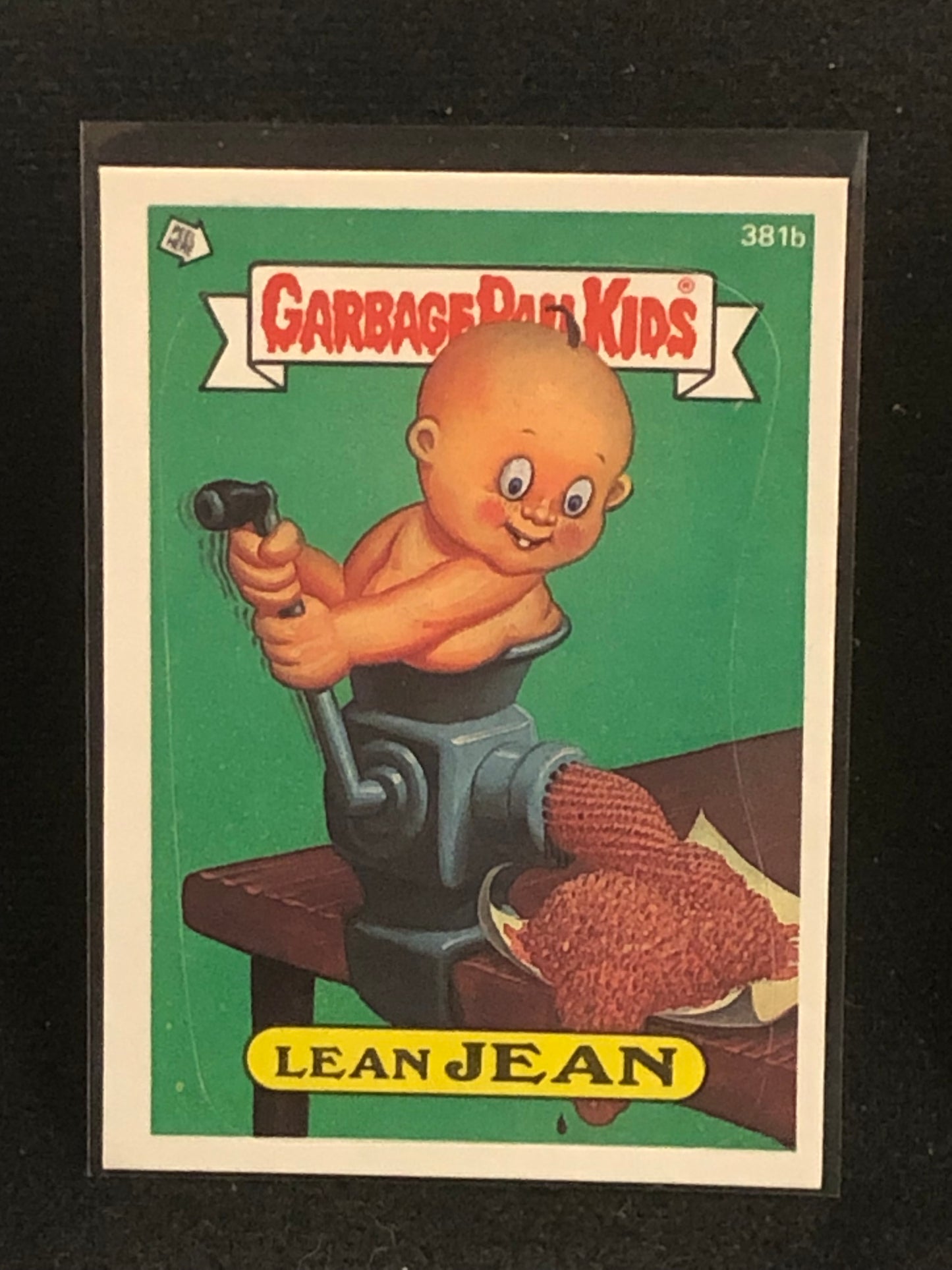 Garbage Pail Kids Original Series 10 (os10) 381b Lean Jean