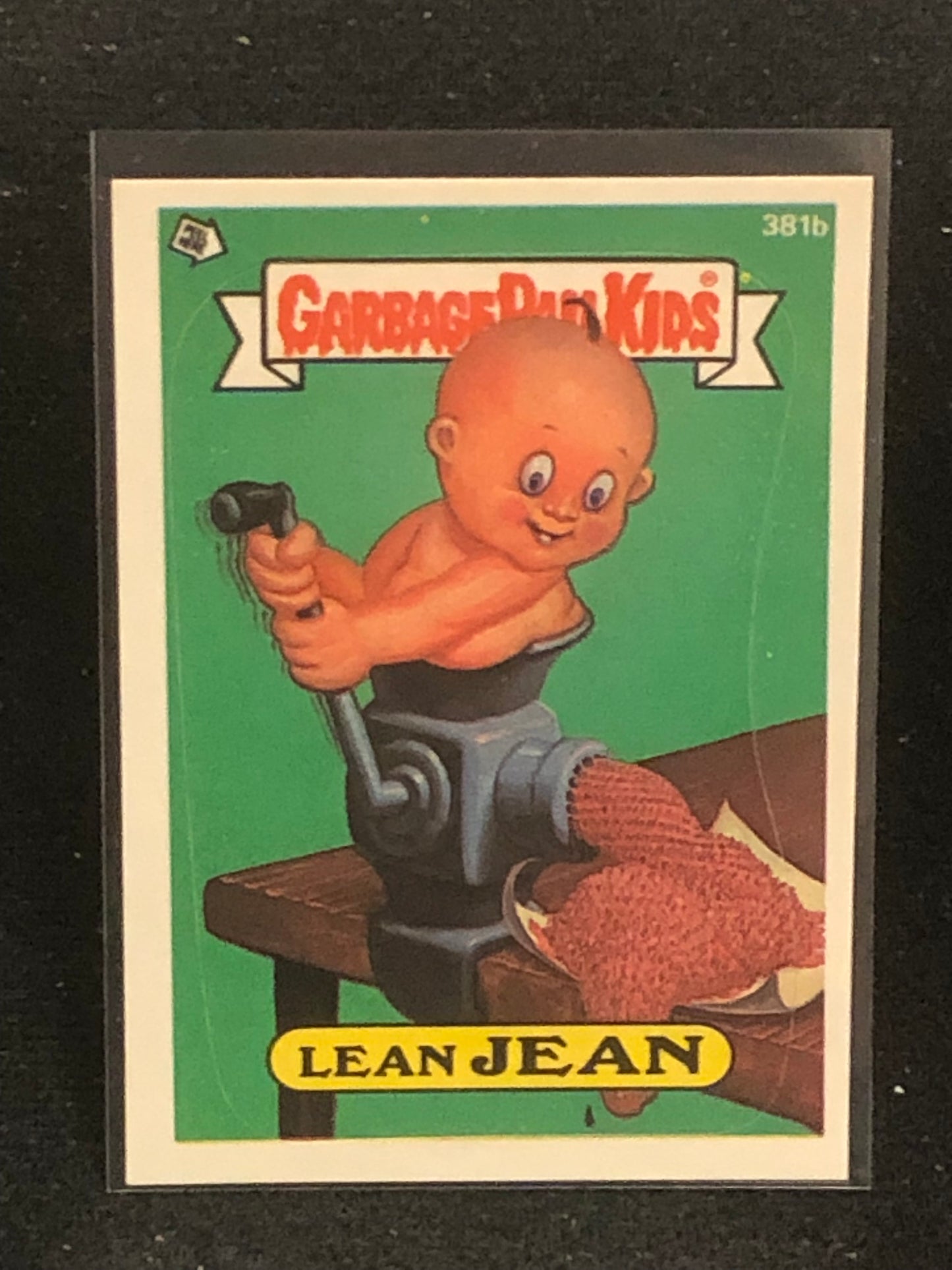 Garbage Pail Kids Original Series 10 (os10) 381b Lean Jean