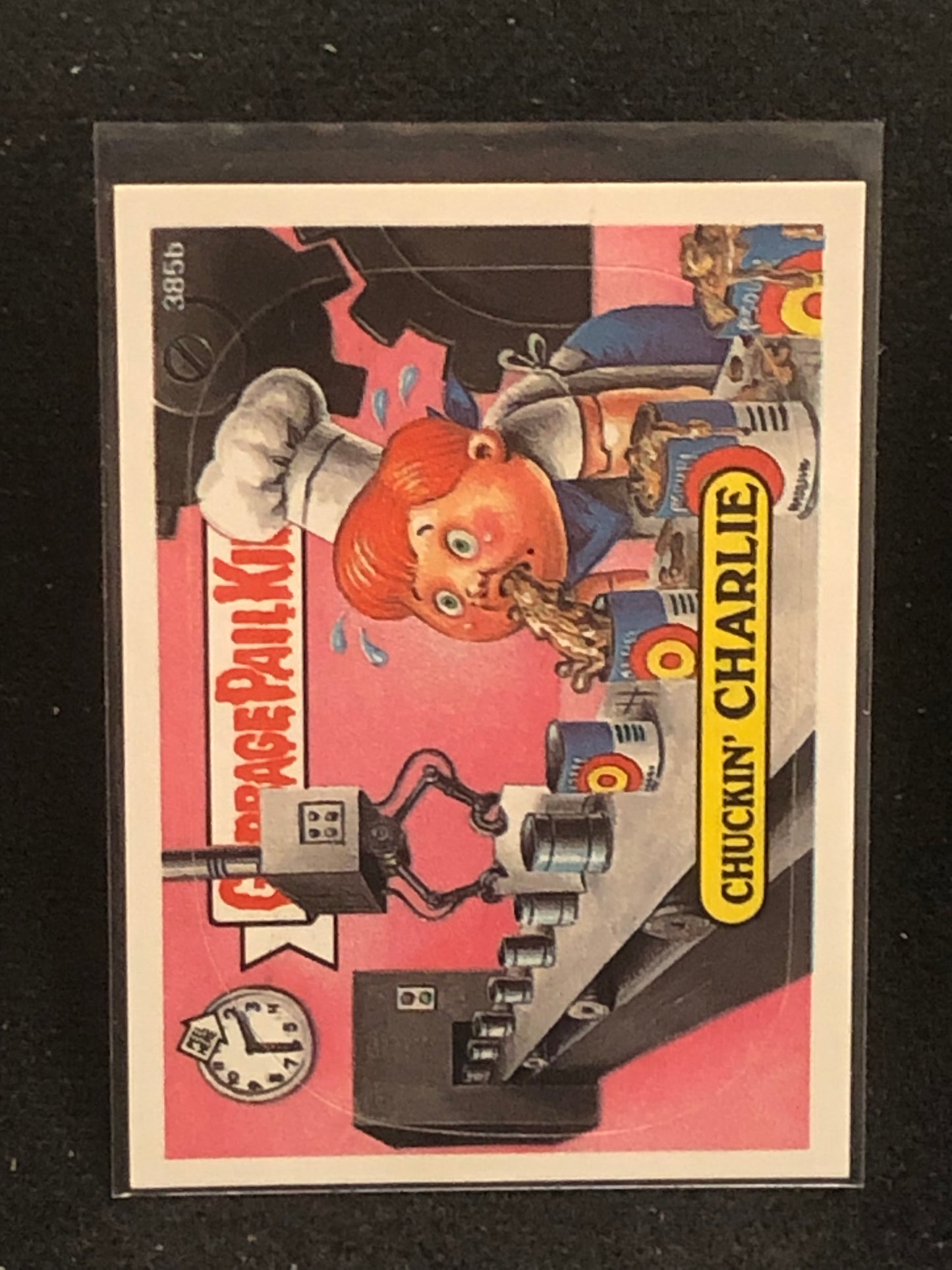 Garbage Pail Kids Original Series 10 (os10) 385b Chuckin Charlie