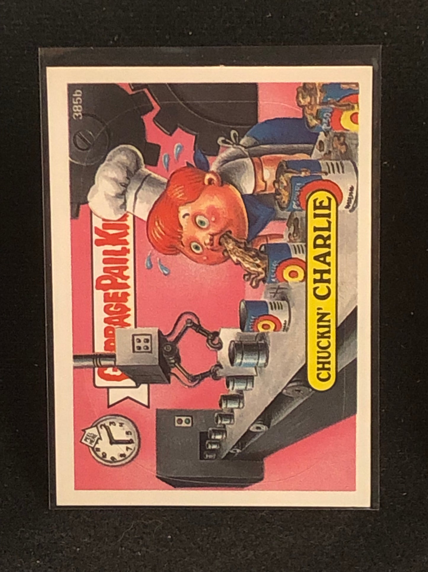 Garbage Pail Kids Original Series 10 (os10) 385b Chuckin Charlie