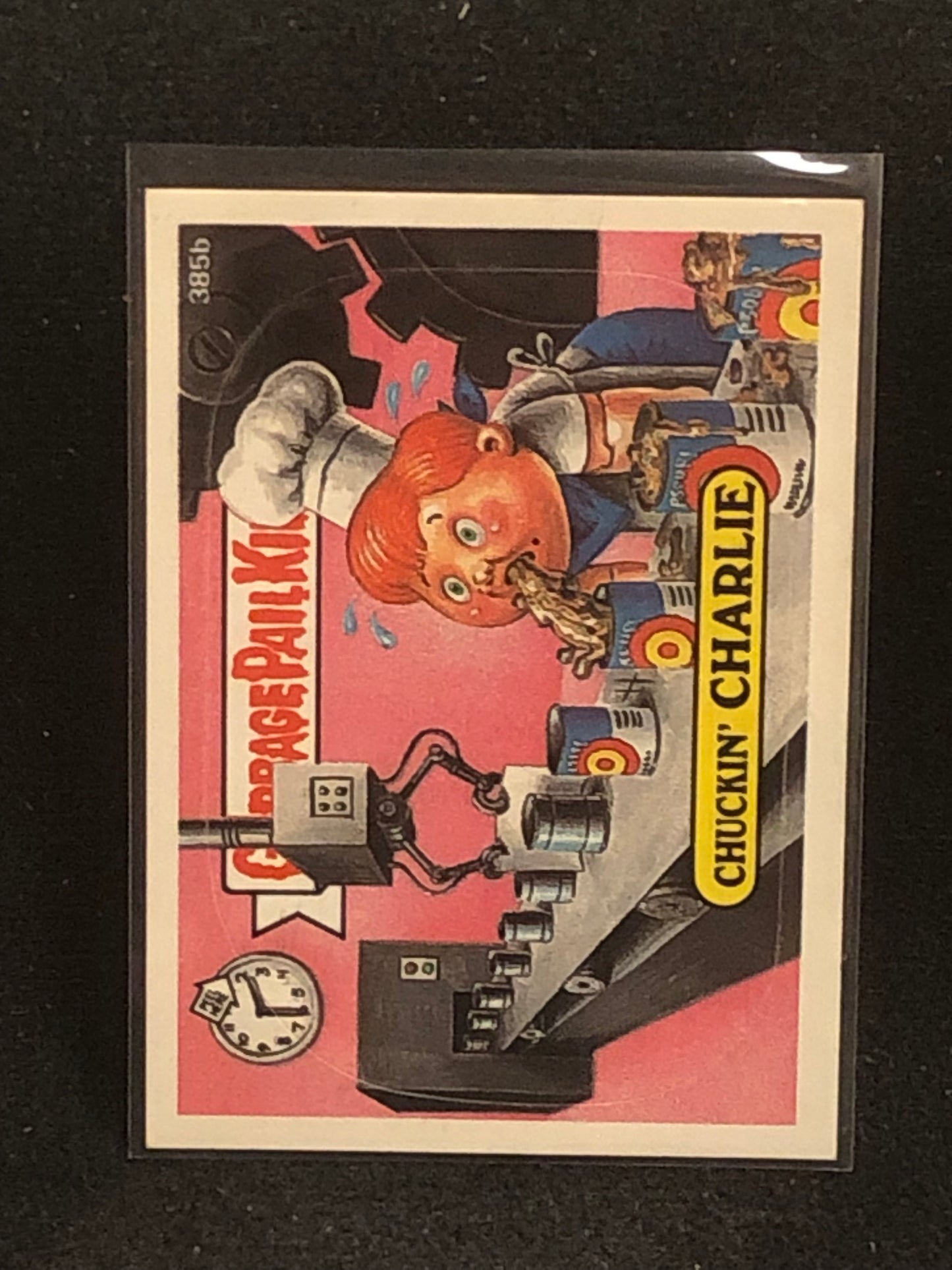 Garbage Pail Kids Original Series 10 (os10) 385b Chuckin Charlie
