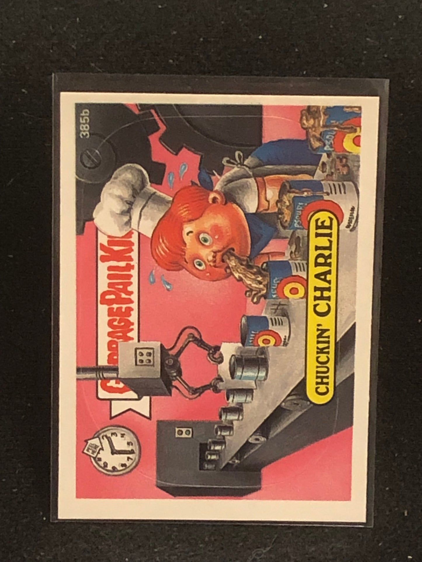 Garbage Pail Kids Original Series 10 (os10) 385b Chuckin Charlie