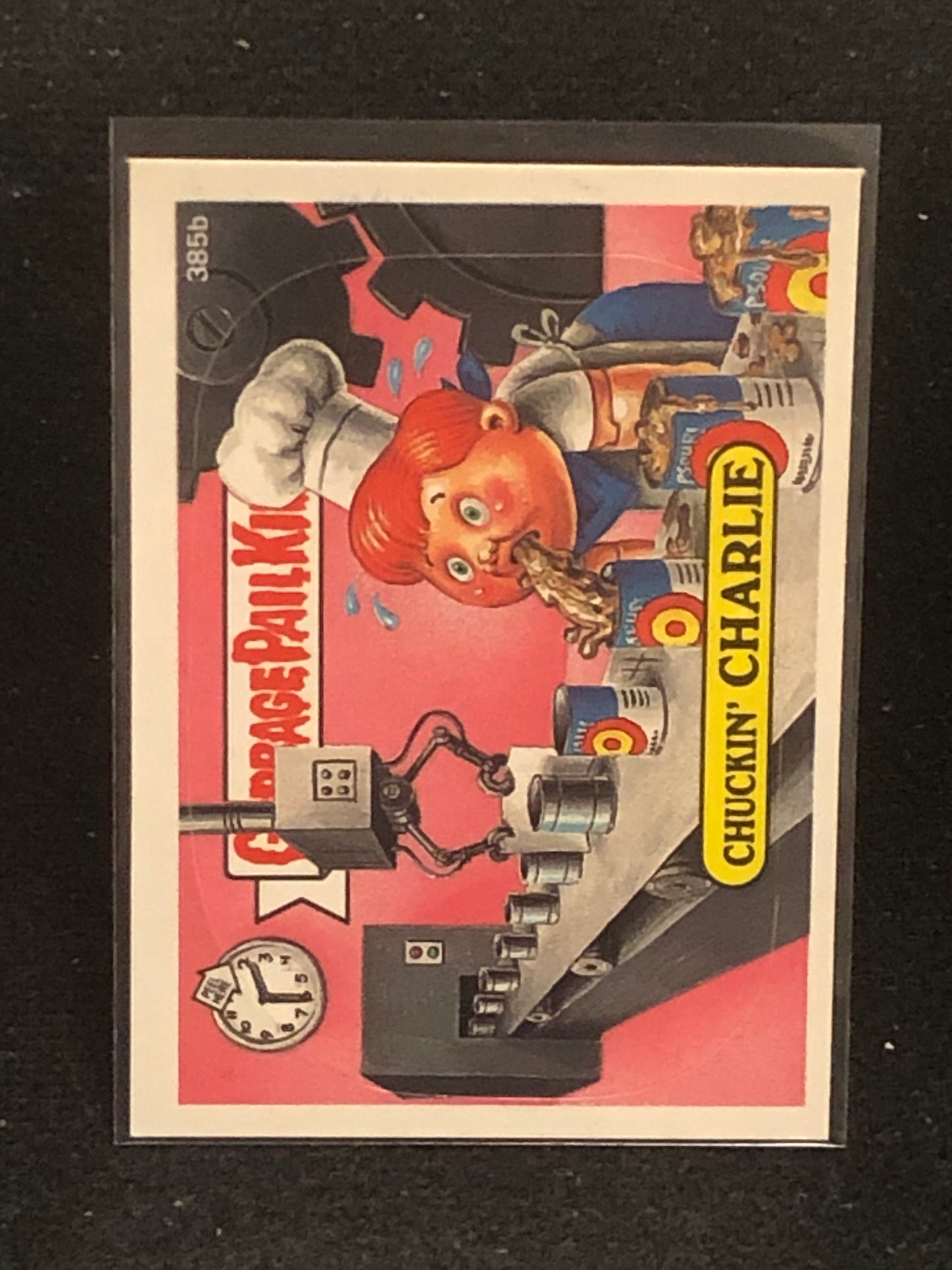 Garbage Pail Kids Original Series 10 (os10) 385b Chuckin Charlie