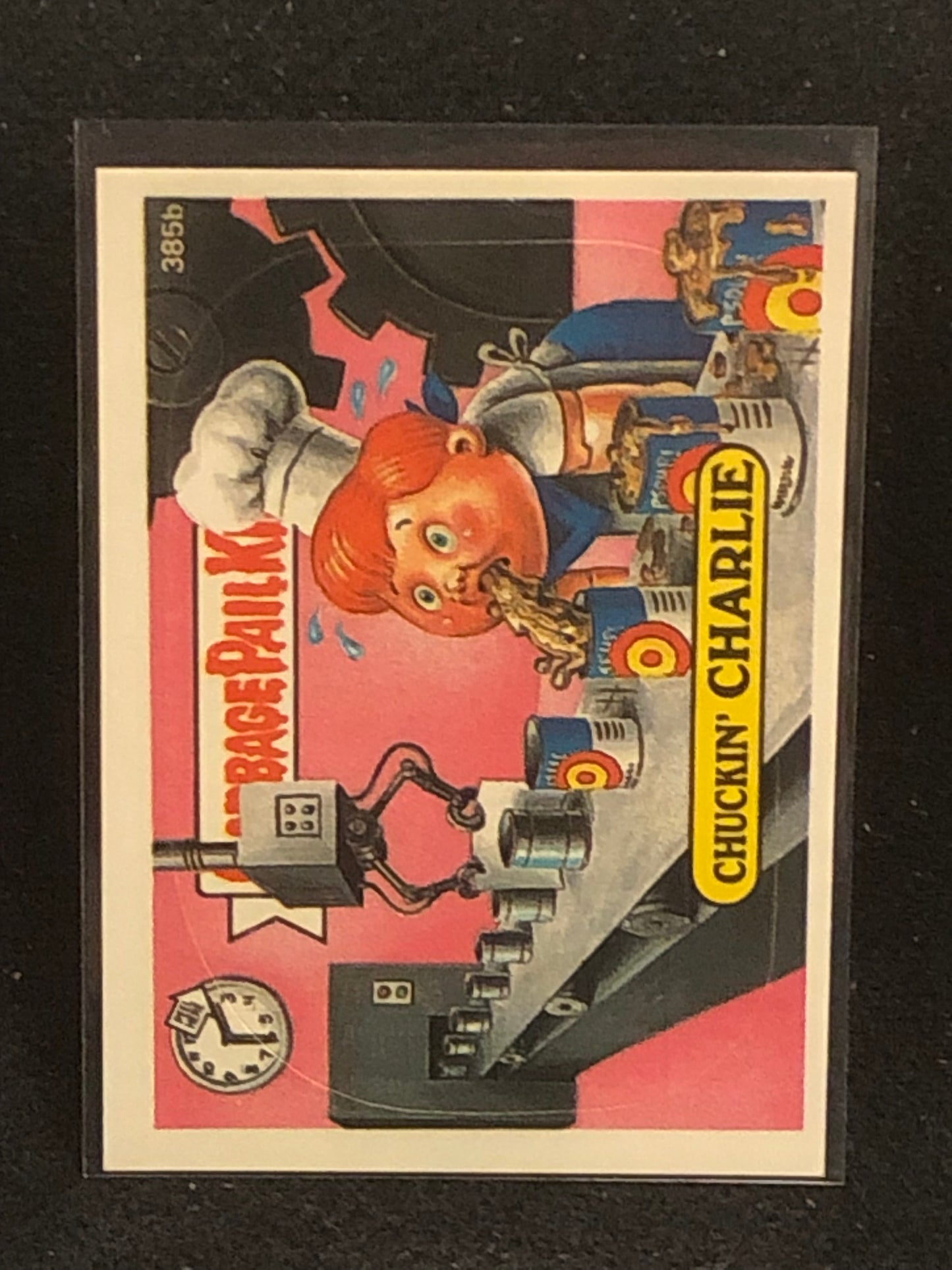 Garbage Pail Kids Original Series 10 (os10) 385b Chuckin Charlie