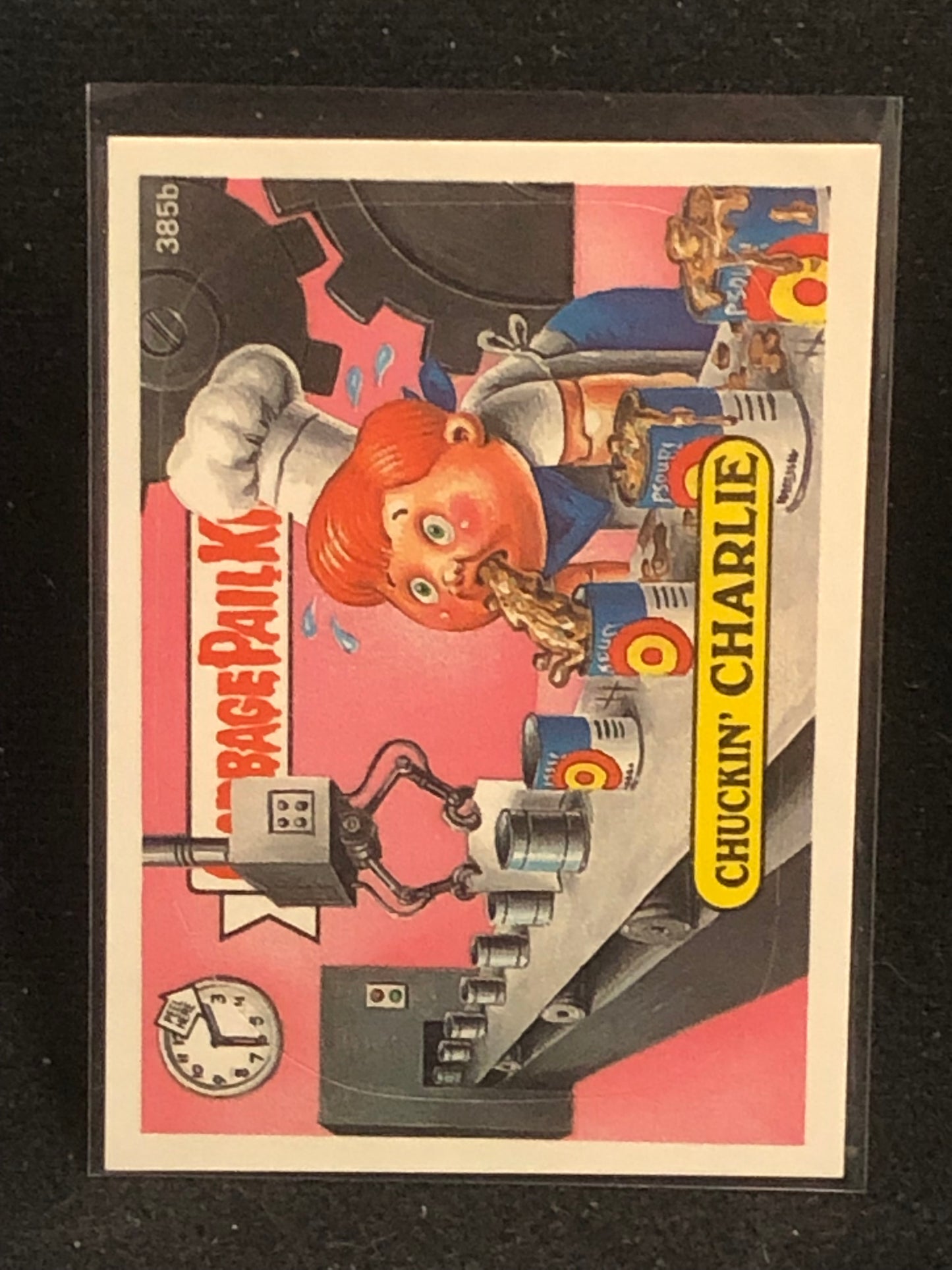 Garbage Pail Kids Original Series 10 (os10) 385b Chuckin Charlie