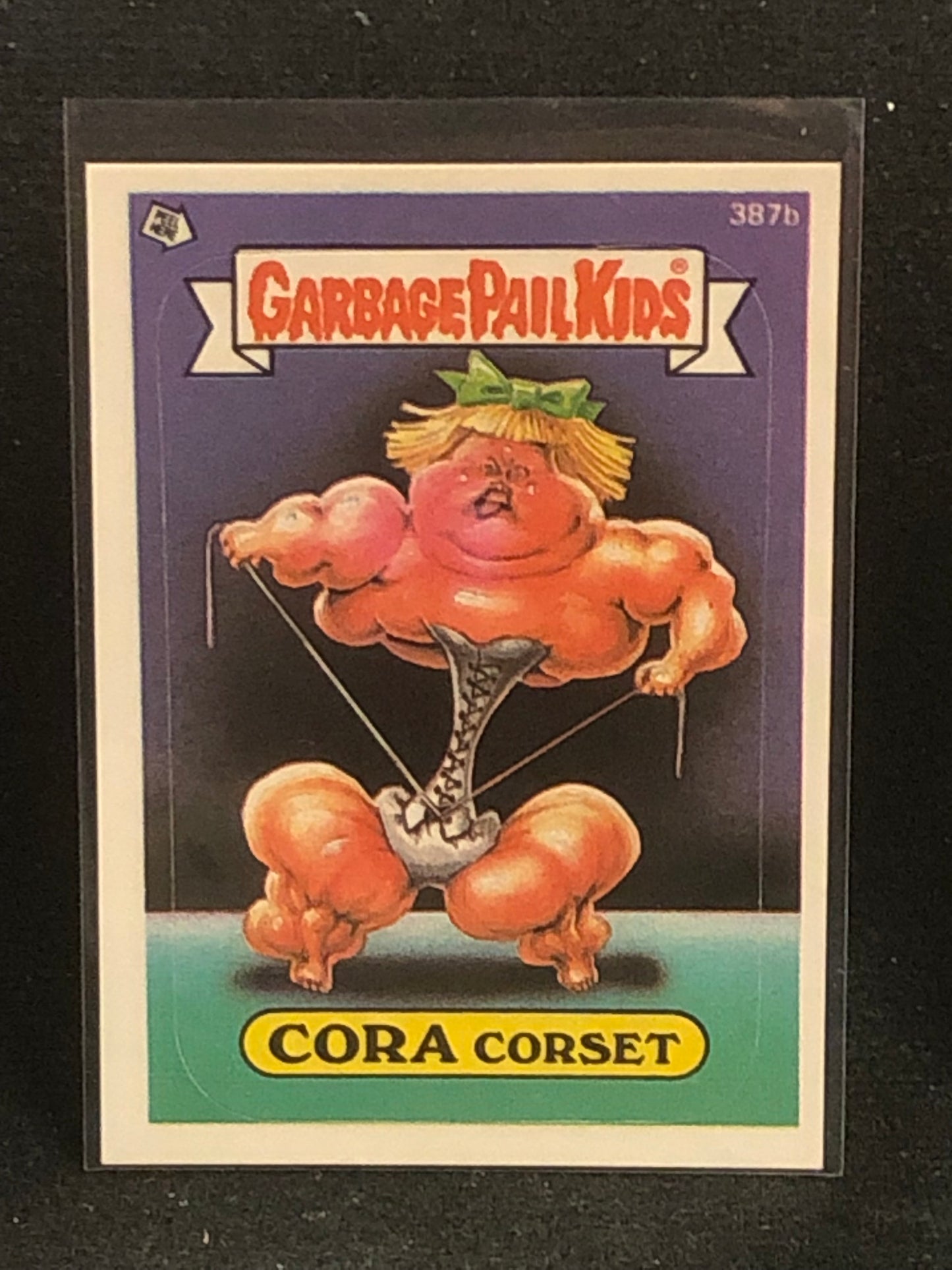 Garbage Pail Kids Original Series 10 (os10) 387b Cora Corset