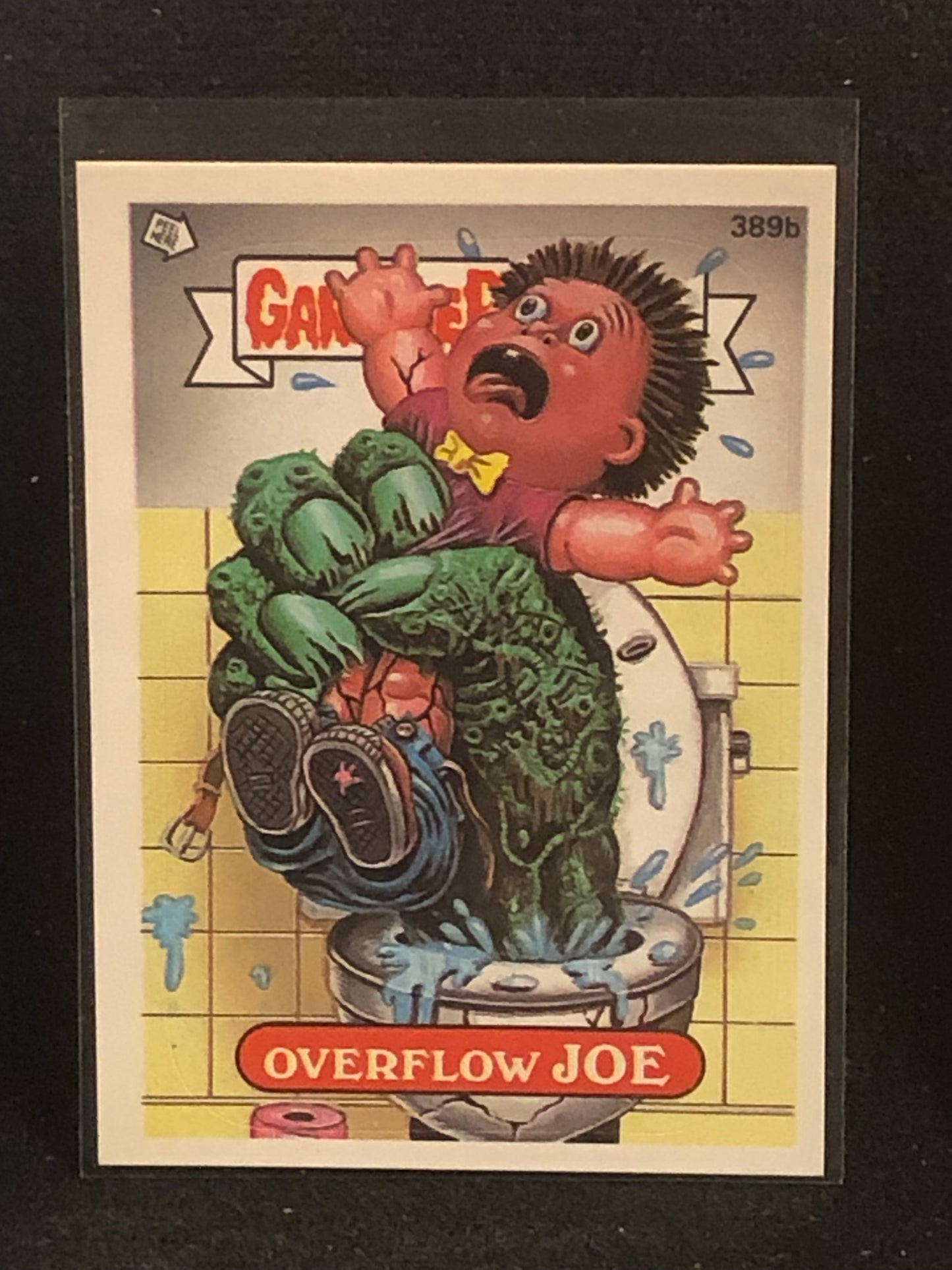 Garbage Pail Kids Original Series 10 (os10) 389b Overflow Joe