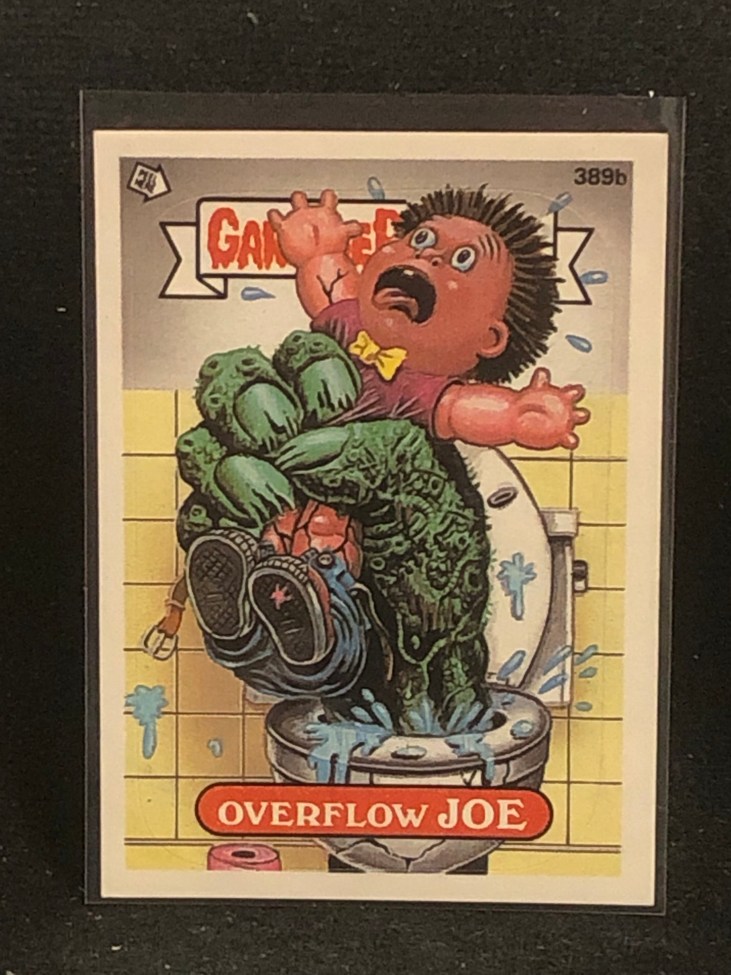 Garbage Pail Kids Original Series 10 (os10) 389b Overflow Joe