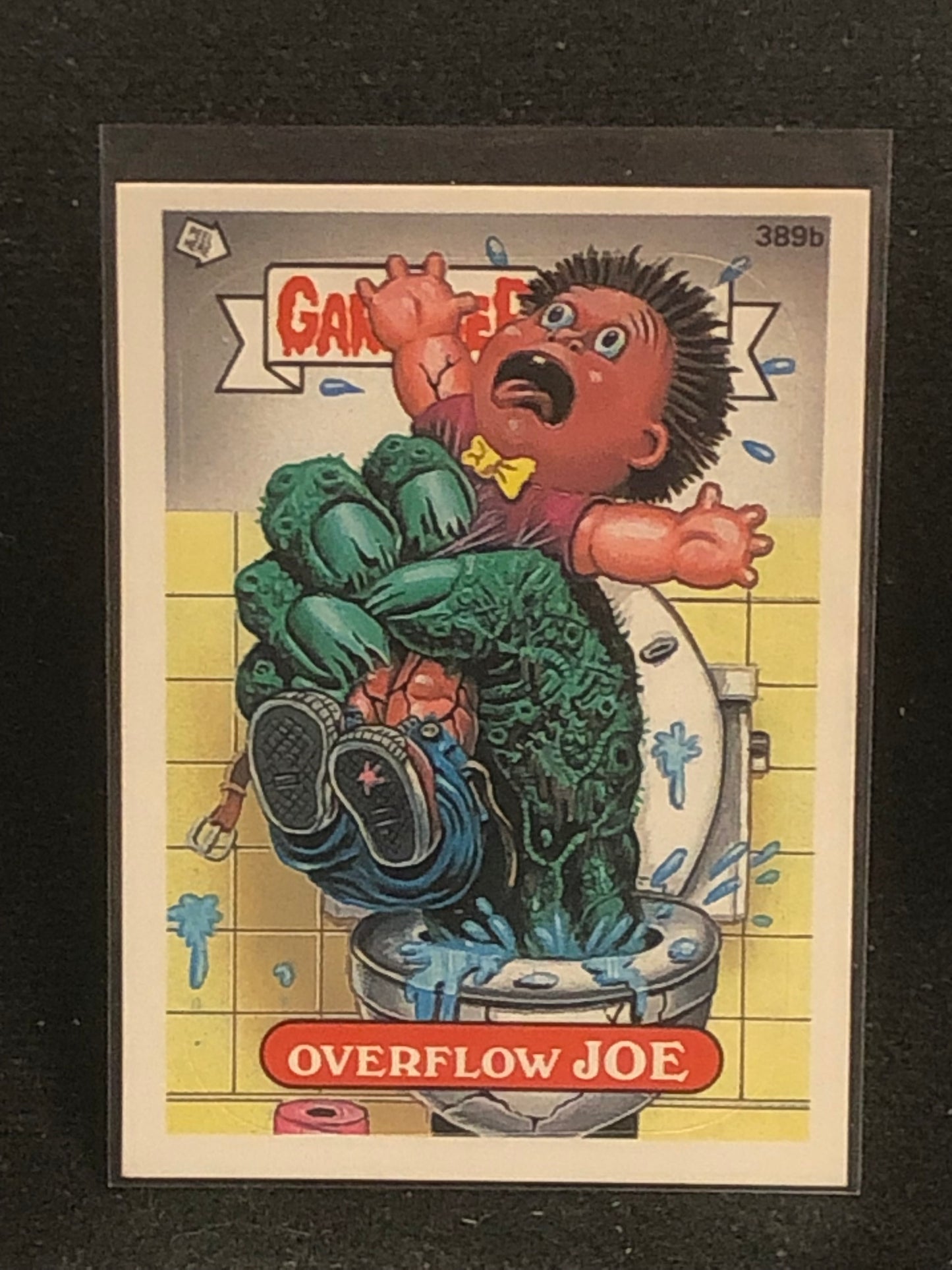 Garbage Pail Kids Original Series 10 (os10) 389b Overflow Joe