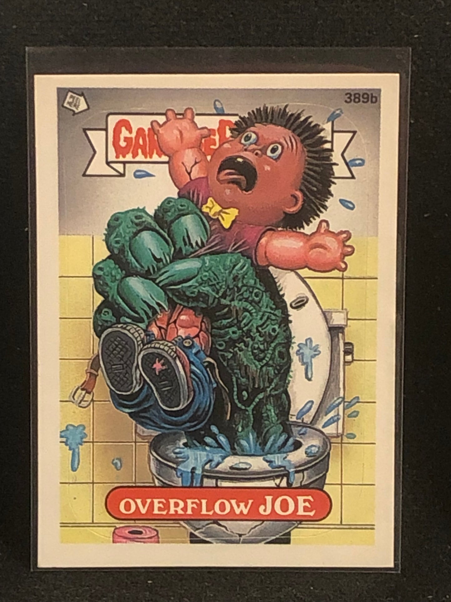Garbage Pail Kids Original Series 10 (os10) 389b Overflow Joe