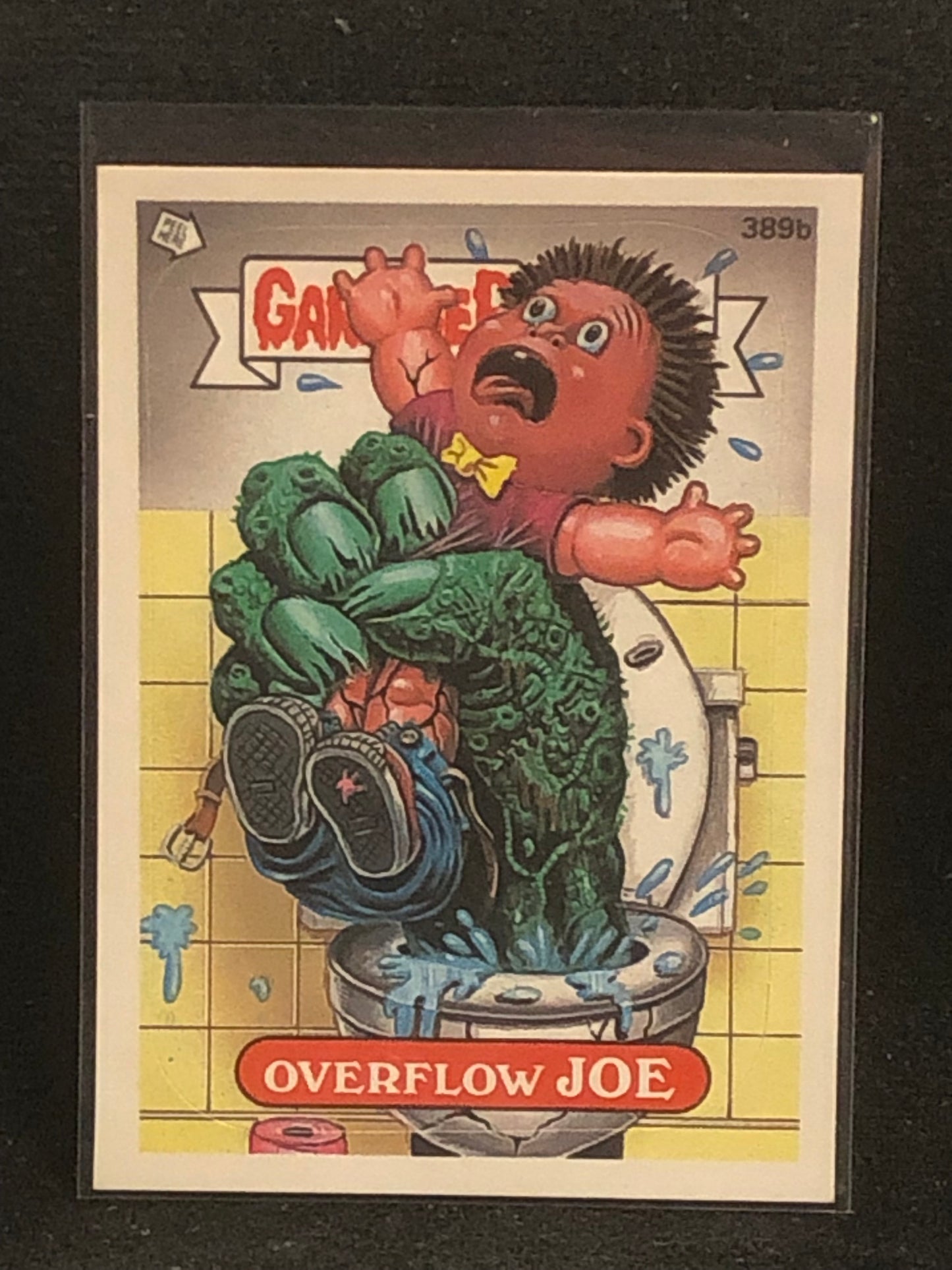 Garbage Pail Kids Original Series 10 (os10) 389b Overflow Joe