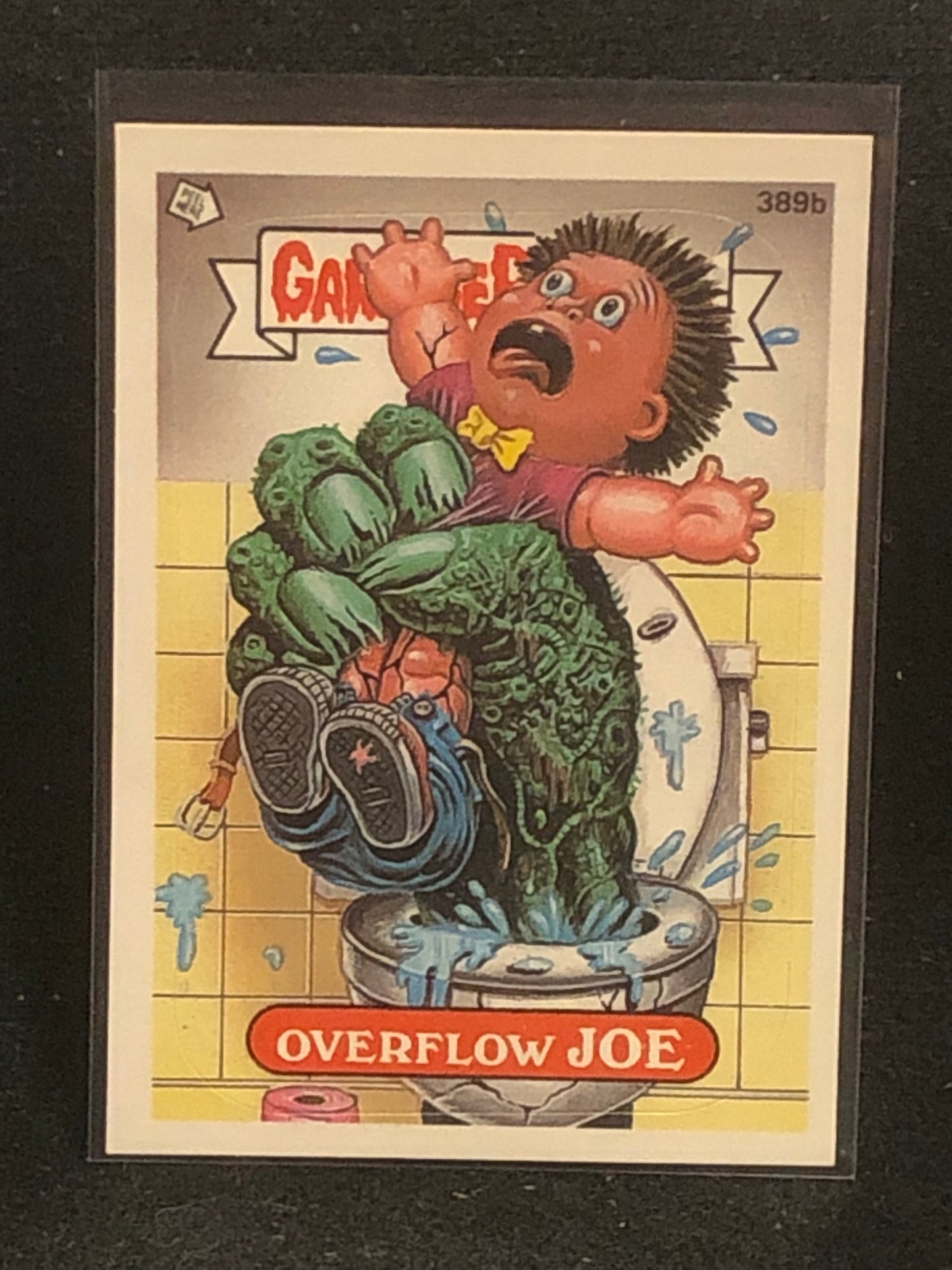 Garbage Pail Kids Original Series 10 (os10) 389b Overflow Joe