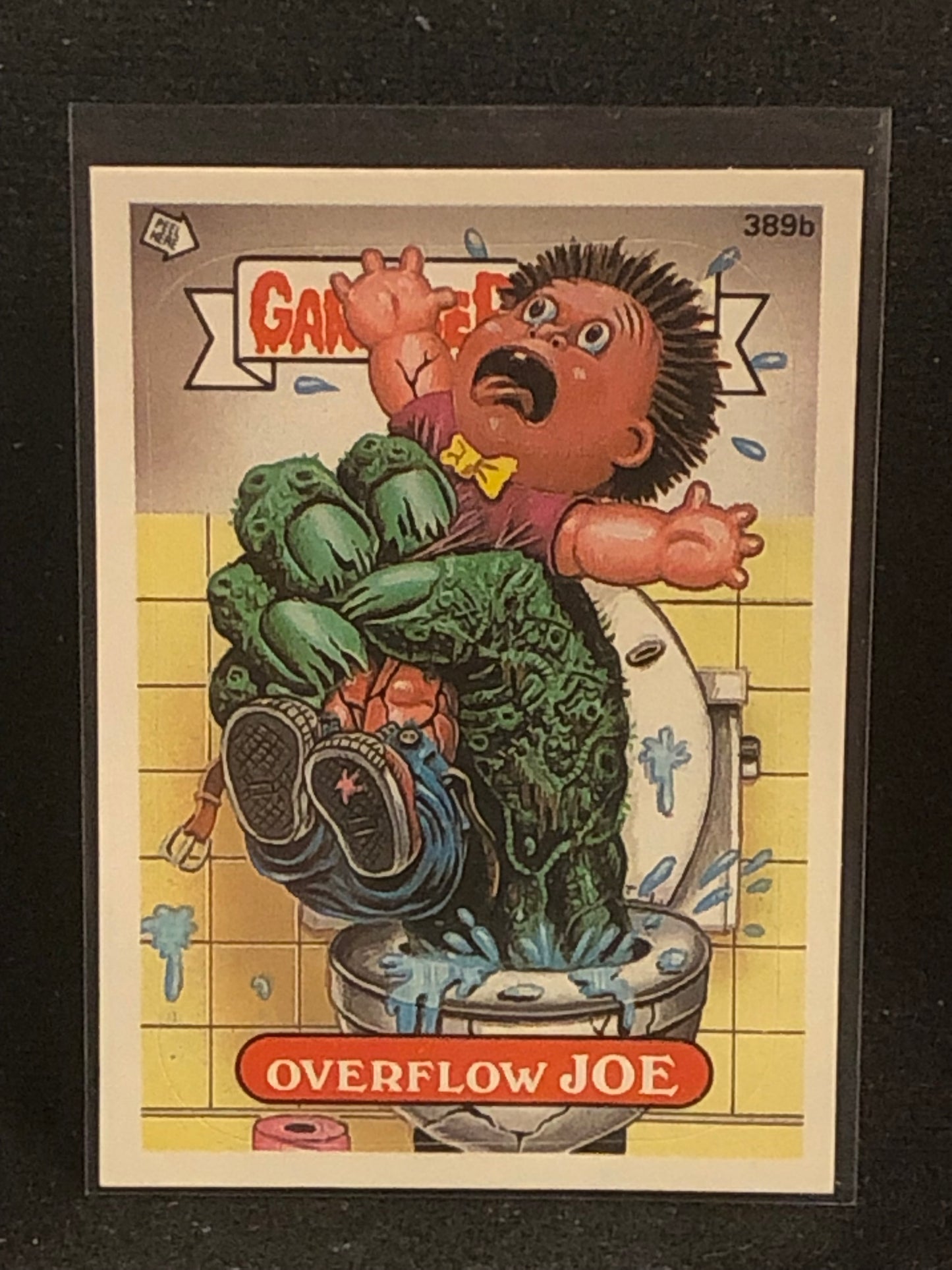 Garbage Pail Kids Original Series 10 (os10) 389b Overflow Joe
