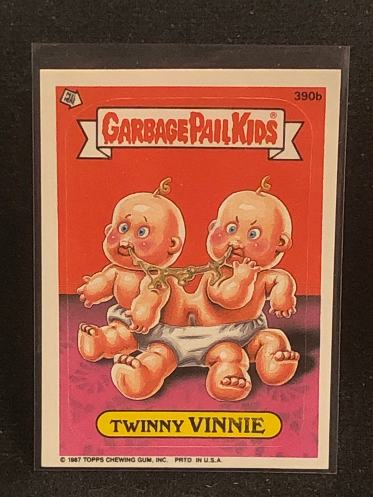 Garbage Pail Kids Original Series 10 (os10) 390b Twinny Vinnie