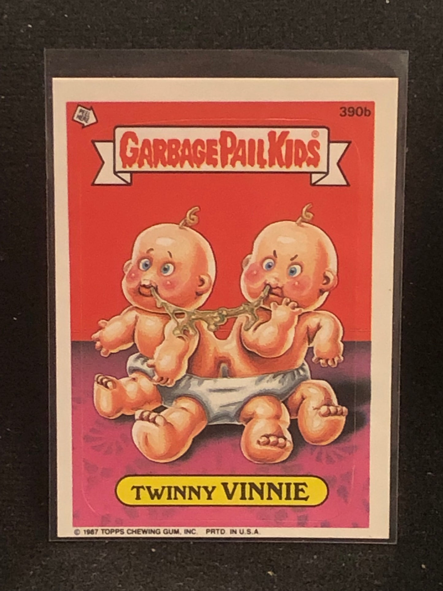 Garbage Pail Kids Original Series 10 (os10) 390b Twinny Vinnie