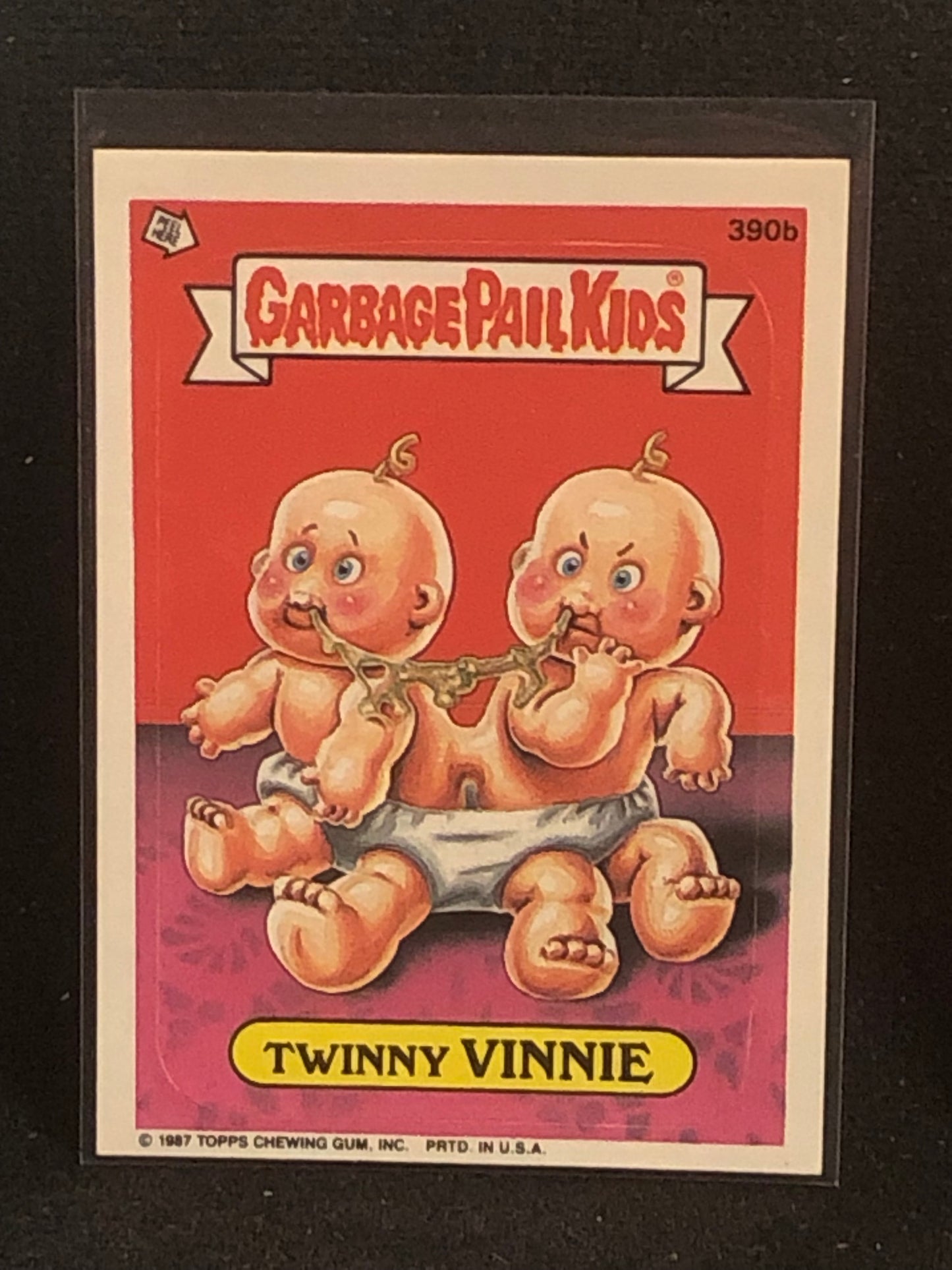 Garbage Pail Kids Original Series 10 (os10) 390b Twinny Vinnie