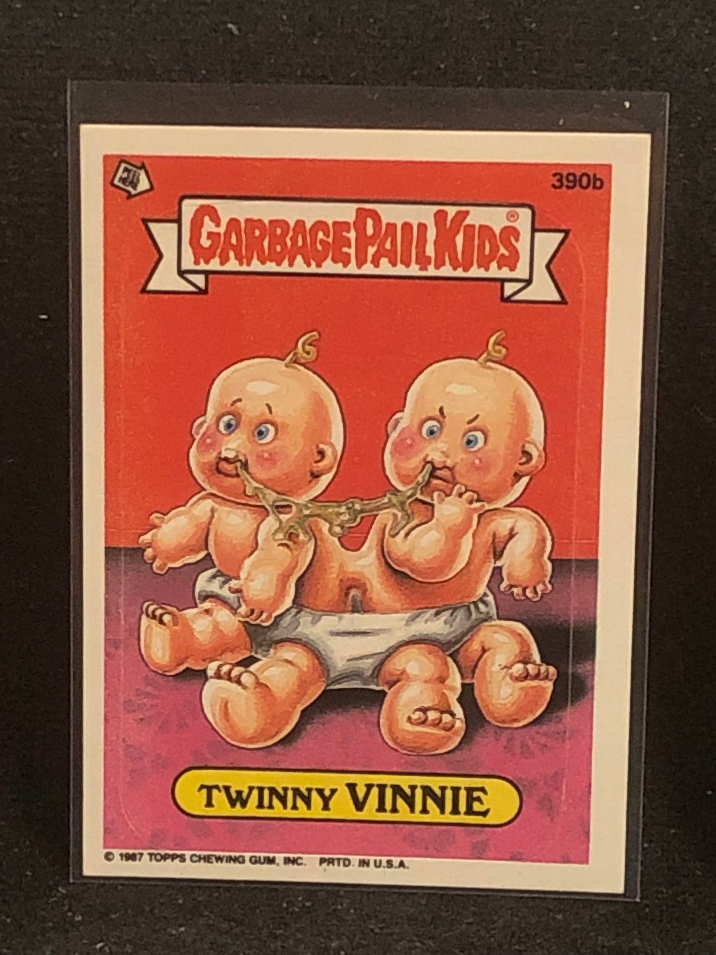 Garbage Pail Kids Original Series 10 (os10) 390b Twinny Vinnie