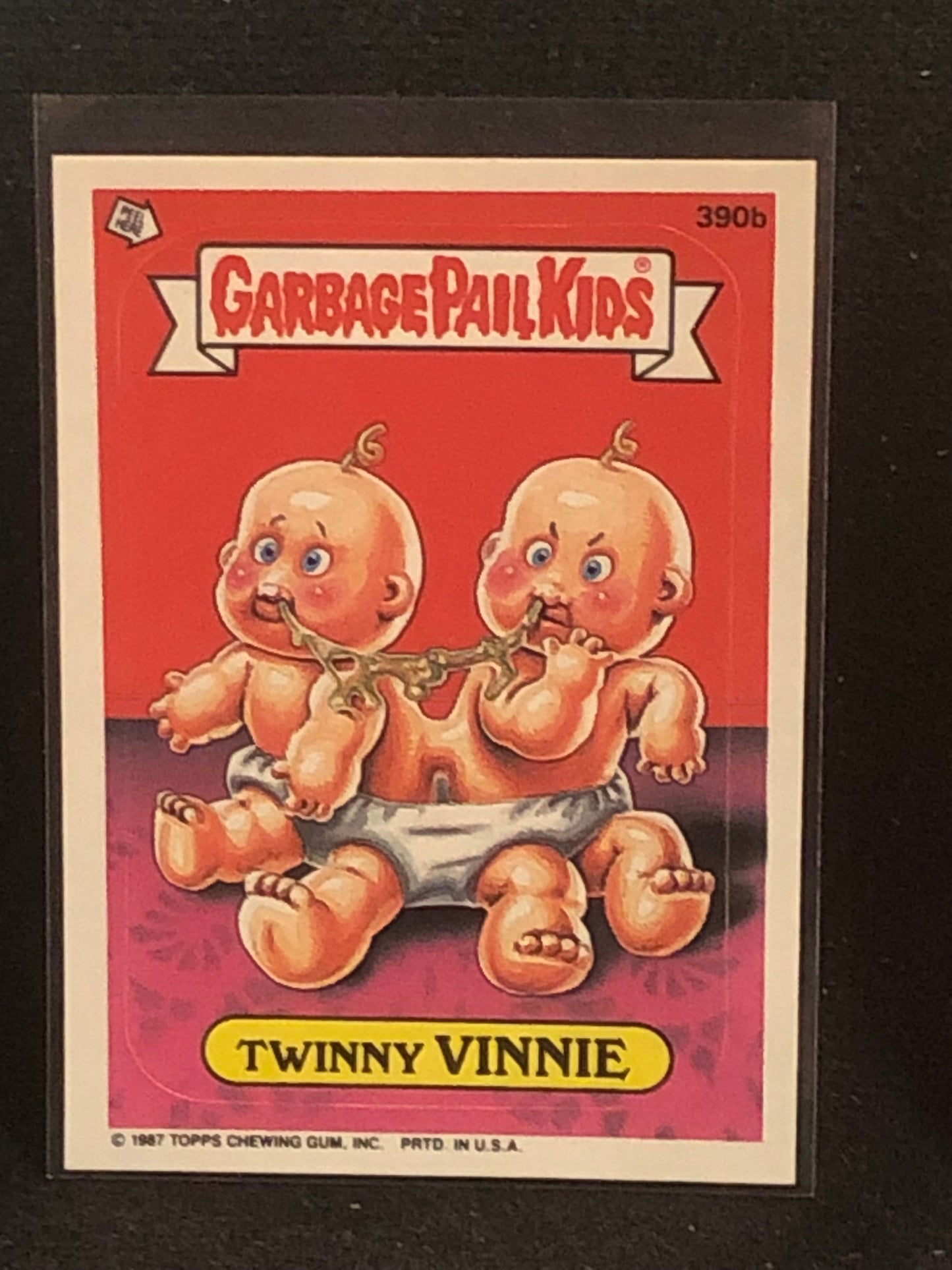 Garbage Pail Kids Original Series 10 (os10) 390b Twinny Vinnie