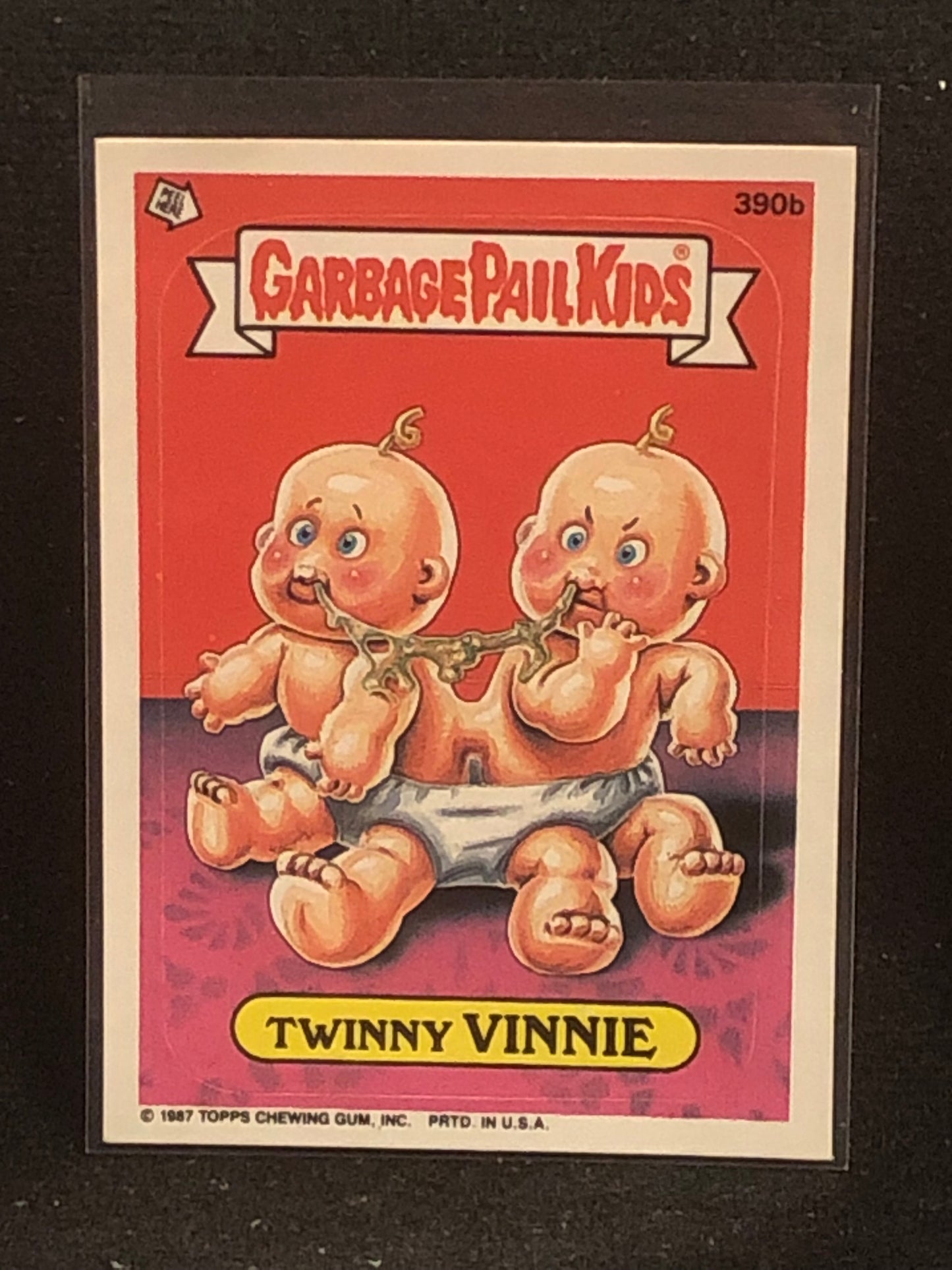 Garbage Pail Kids Original Series 10 (os10) 390b Twinny Vinnie
