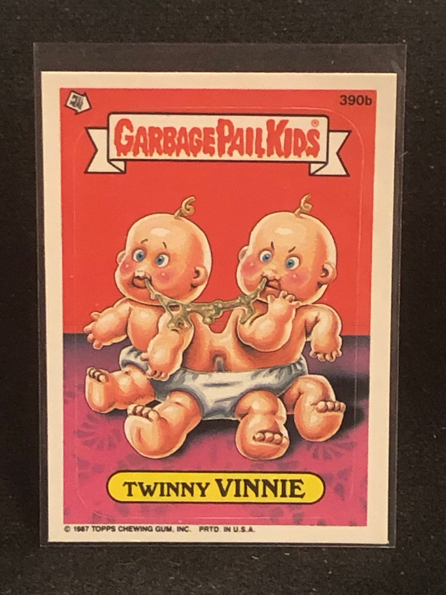Garbage Pail Kids Original Series 10 (os10) 390b Twinny Vinnie