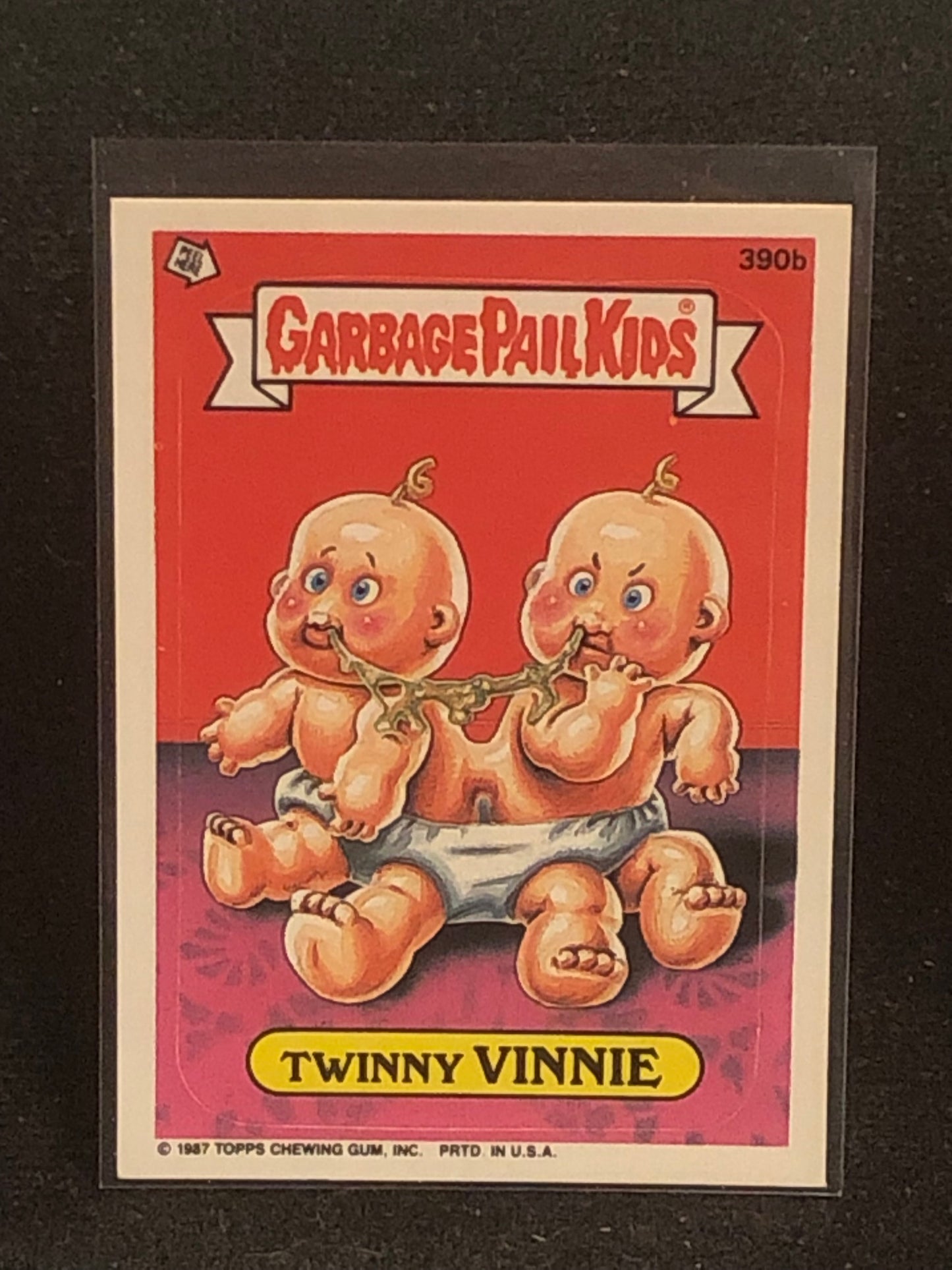Garbage Pail Kids Original Series 10 (os10) 390b Twinny Vinnie