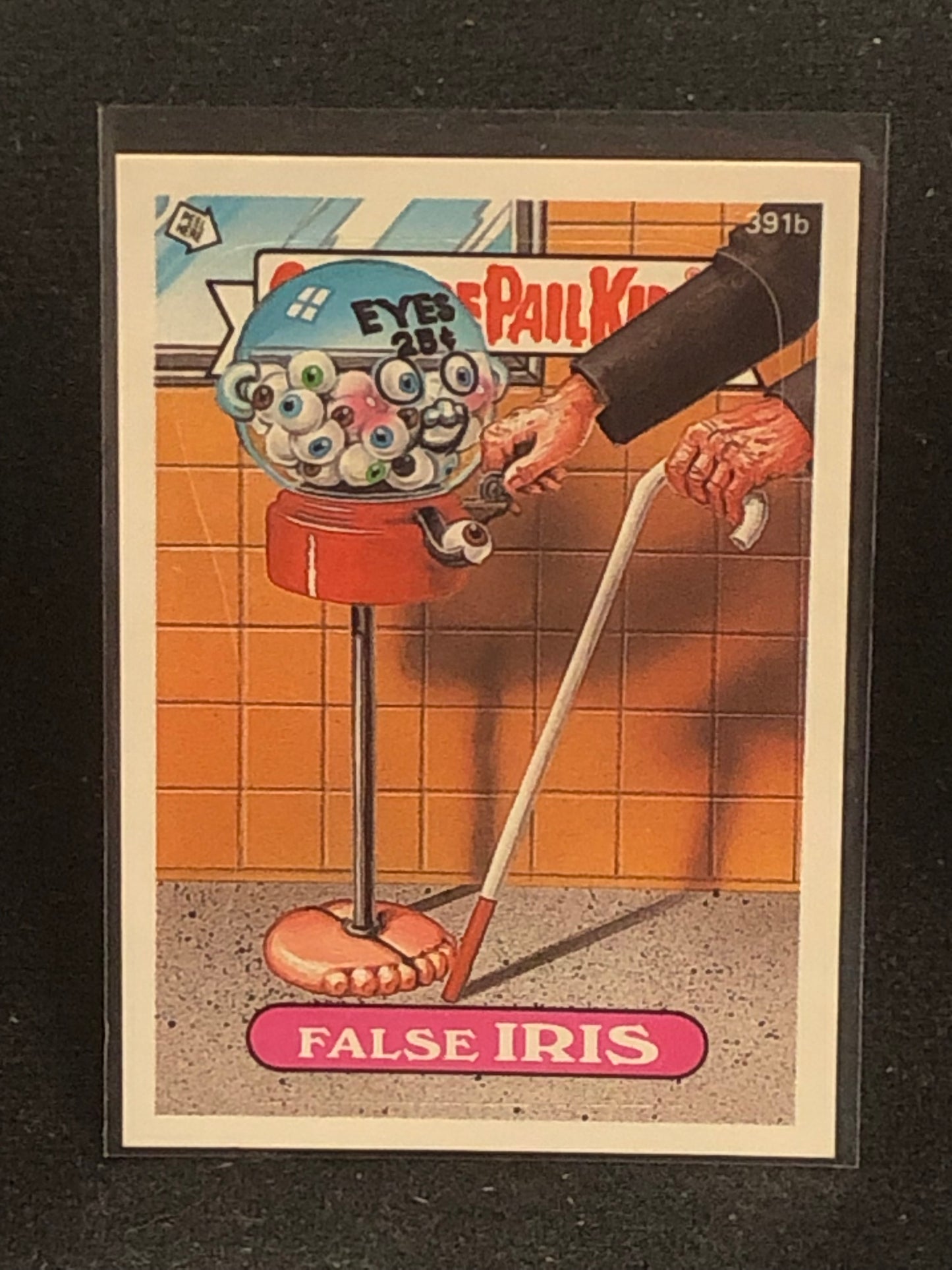 Garbage Pail Kids Original Series 10 (os10) 391b False Iris