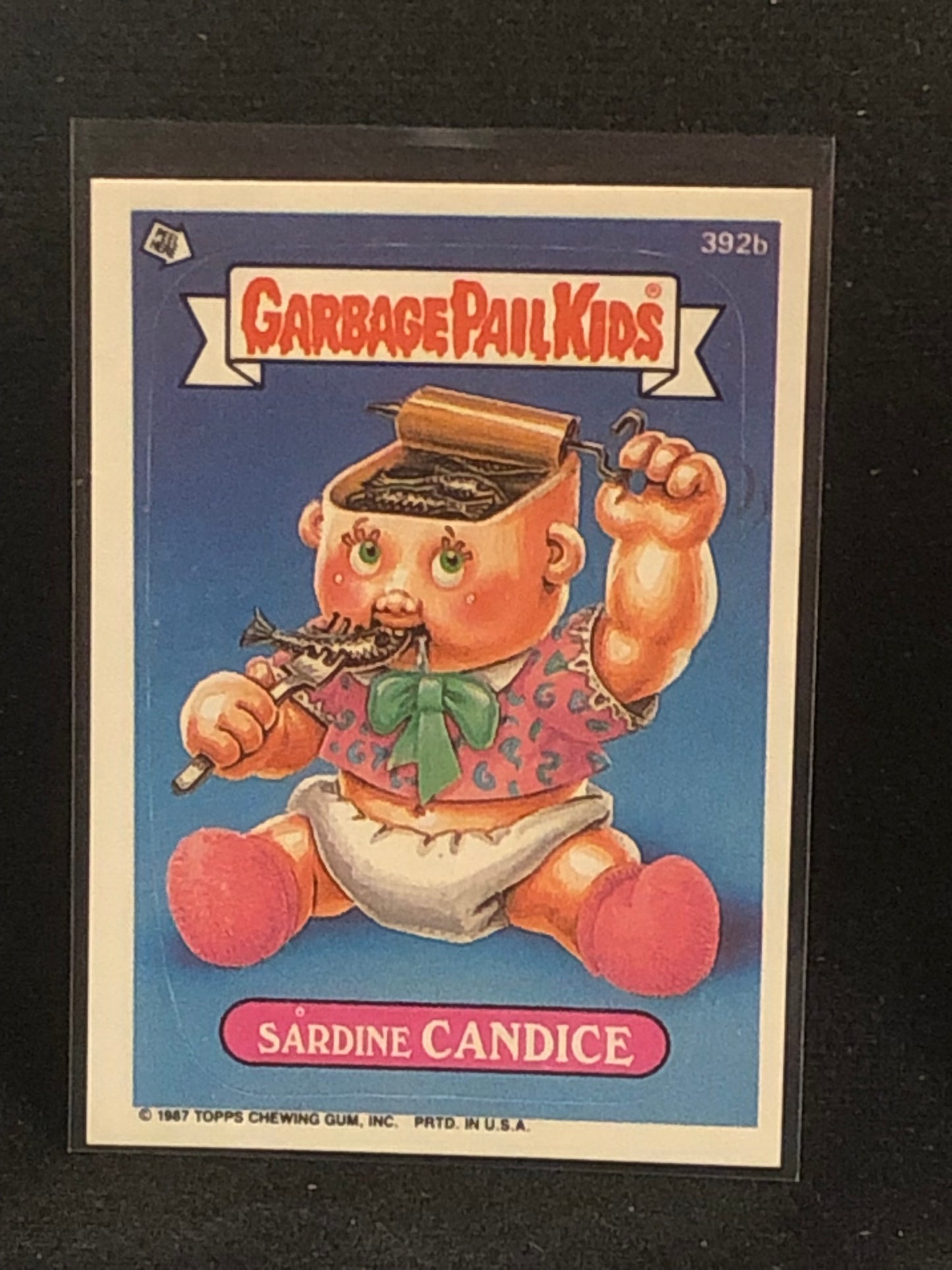 Garbage Pail Kids Original Series 10 (os10) 392b Sardine Candice