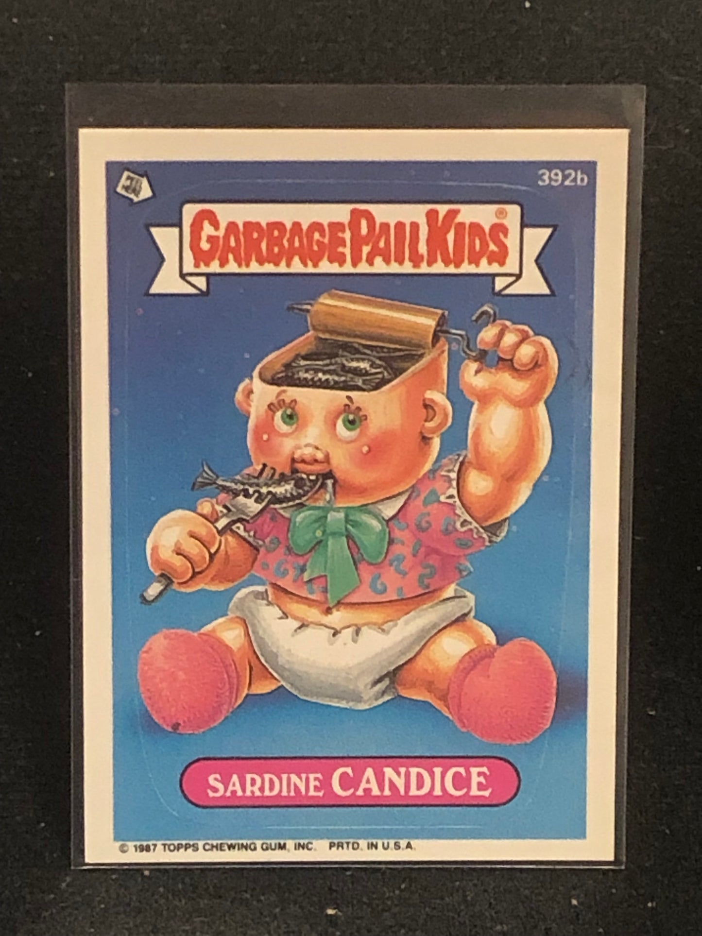 Garbage Pail Kids Original Series 10 (os10) 392b Sardine Candice