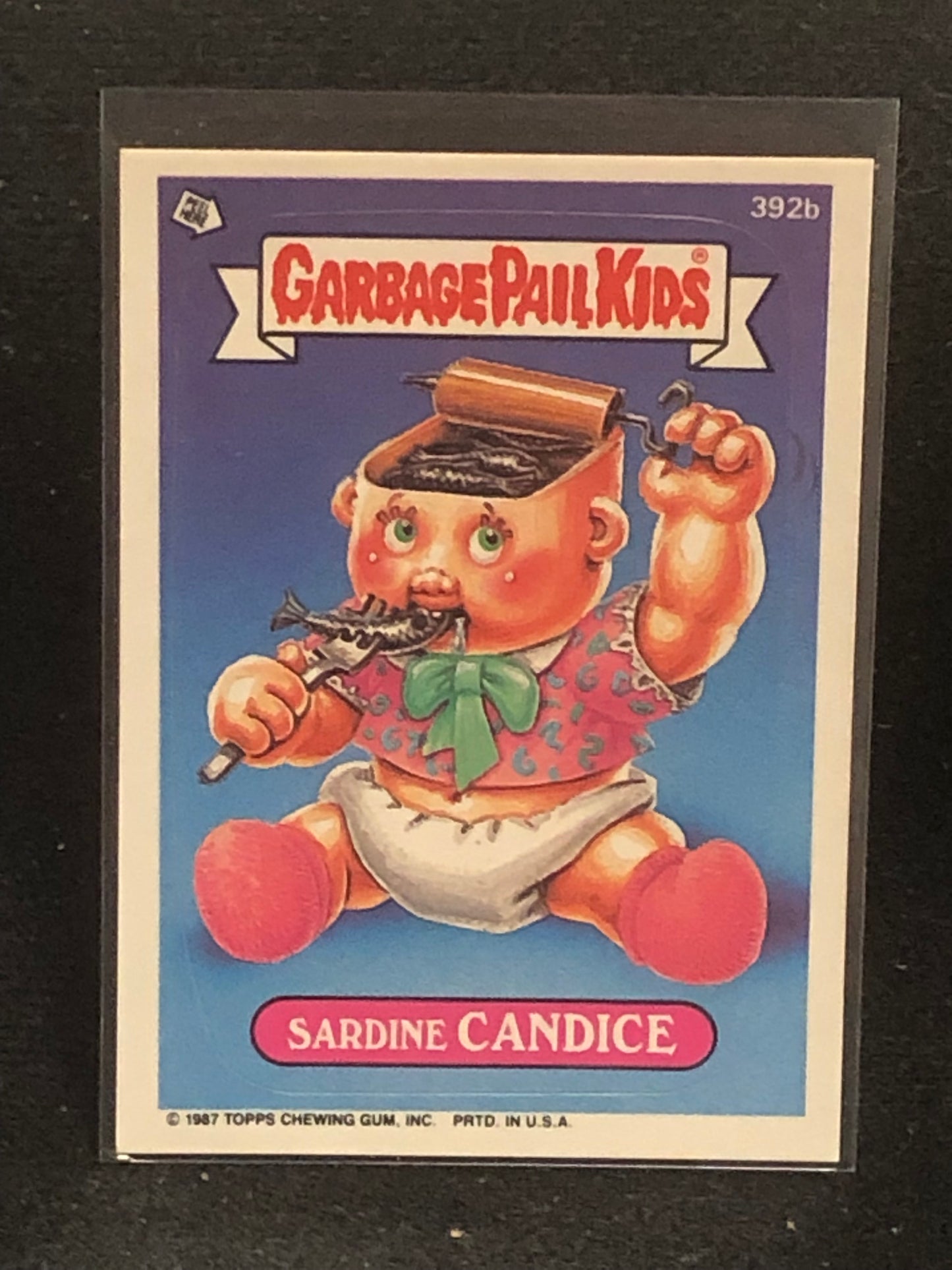 Garbage Pail Kids Original Series 10 (os10) 392b Sardine Candice