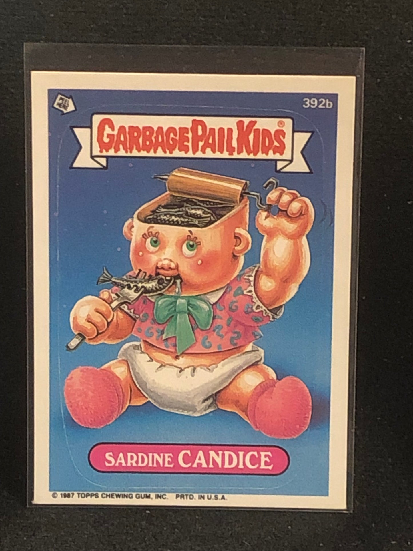 Garbage Pail Kids Original Series 10 (os10) 392b Sardine Candice