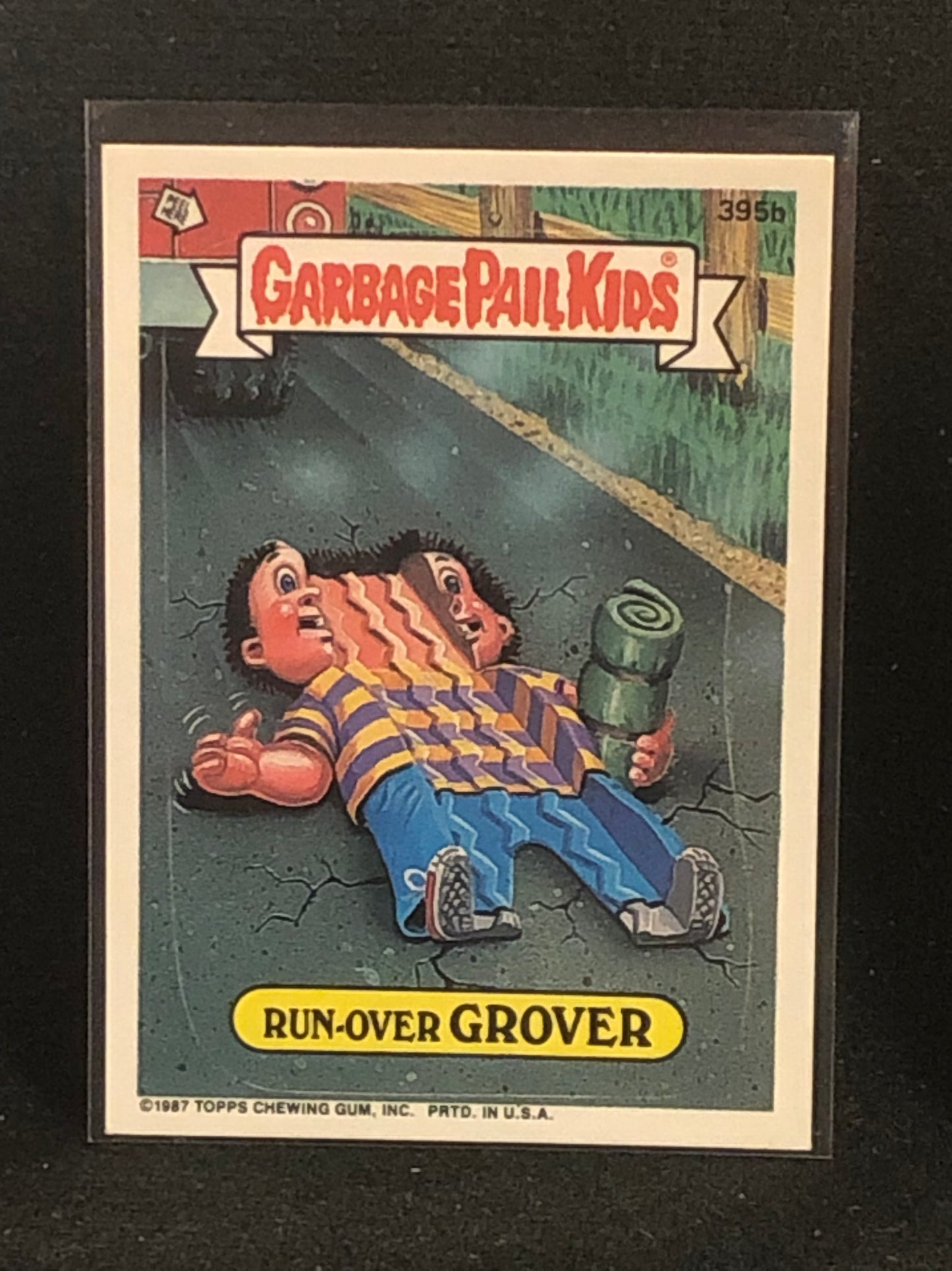 Garbage Pail Kids Original Series 10 (os10) 395b Run Over Grover