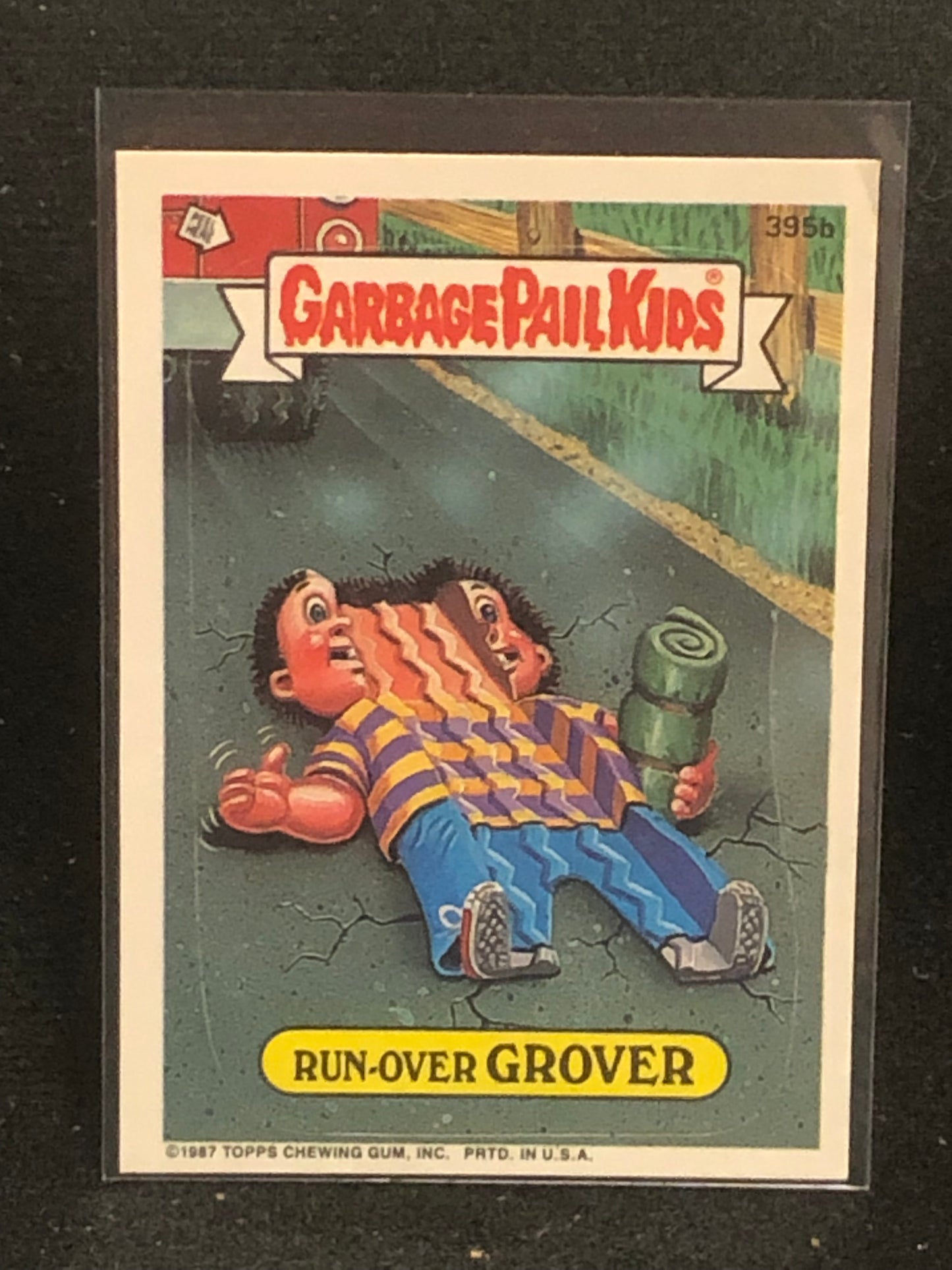 Garbage Pail Kids Original Series 10 (os10) 395b Run Over Grover