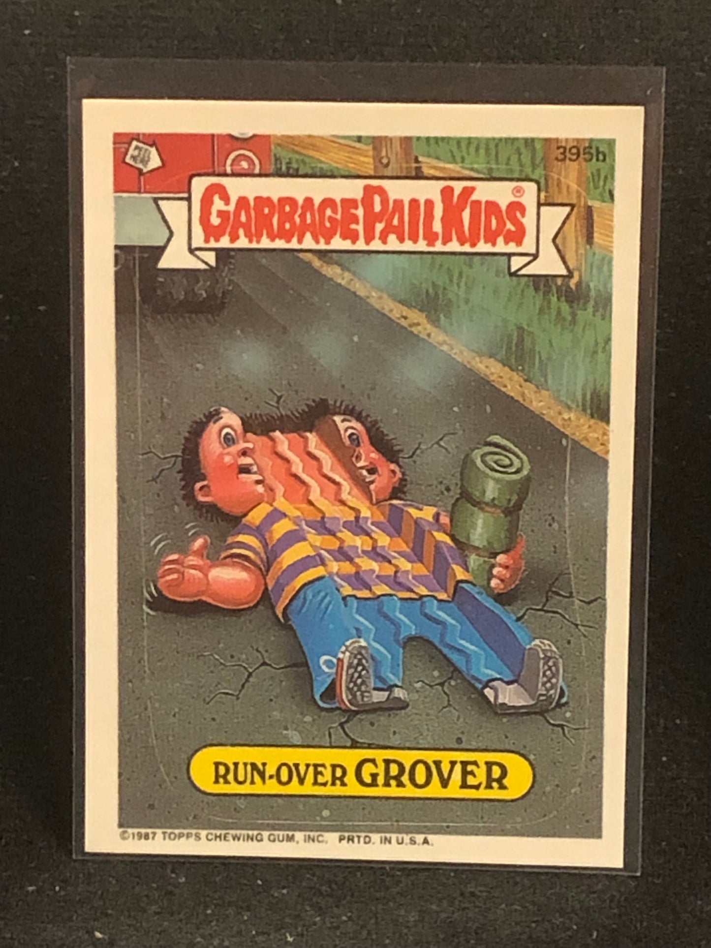 Garbage Pail Kids Original Series 10 (os10) 395b Run Over Grover