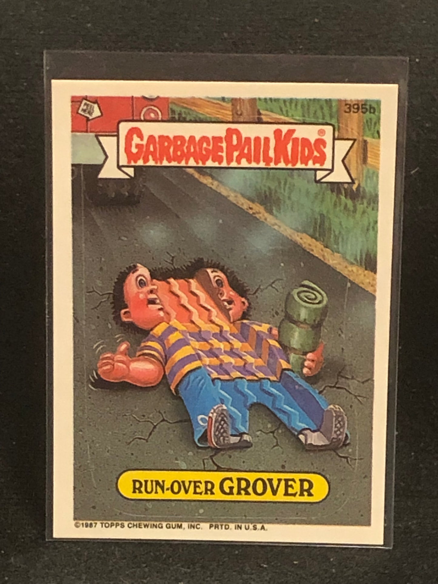 Garbage Pail Kids Original Series 10 (os10) 395b Run Over Grover
