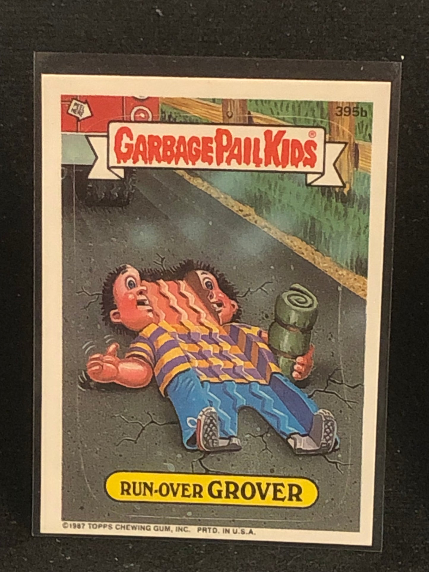 Garbage Pail Kids Original Series 10 (os10) 395b Run Over Grover