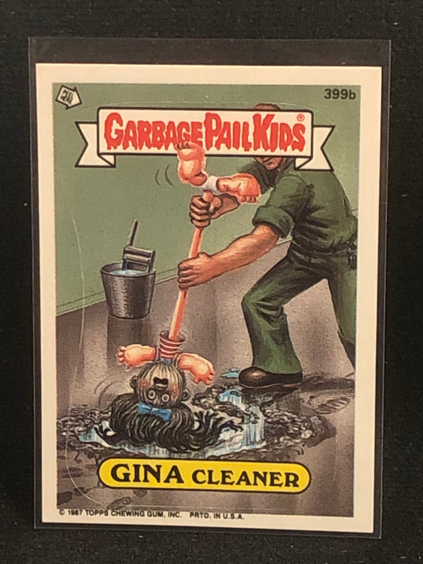 Garbage Pail Kids Original Series 10 (os10) 399b Gina Cleaner