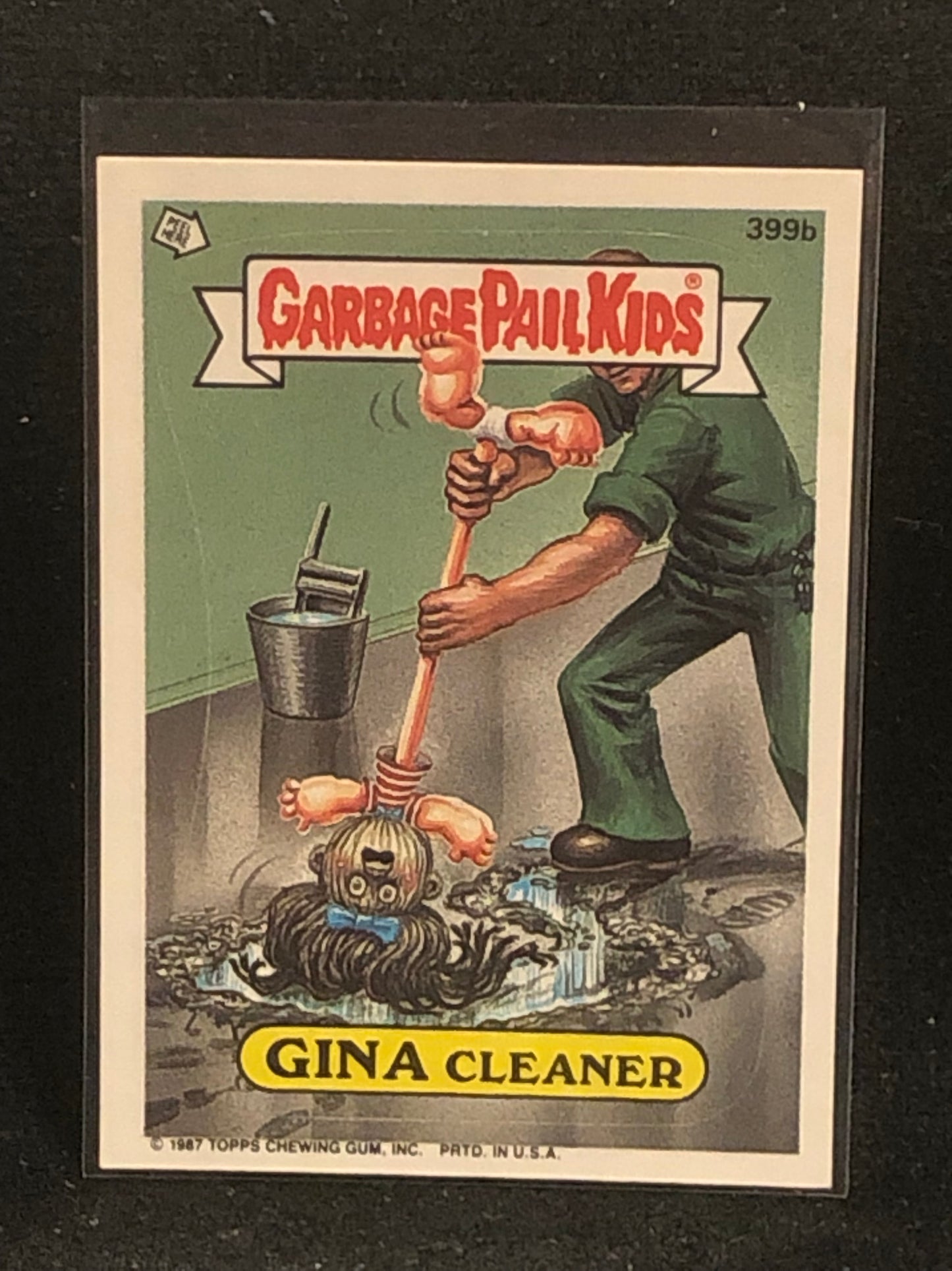 Garbage Pail Kids Original Series 10 (os10) 399b Gina Cleaner