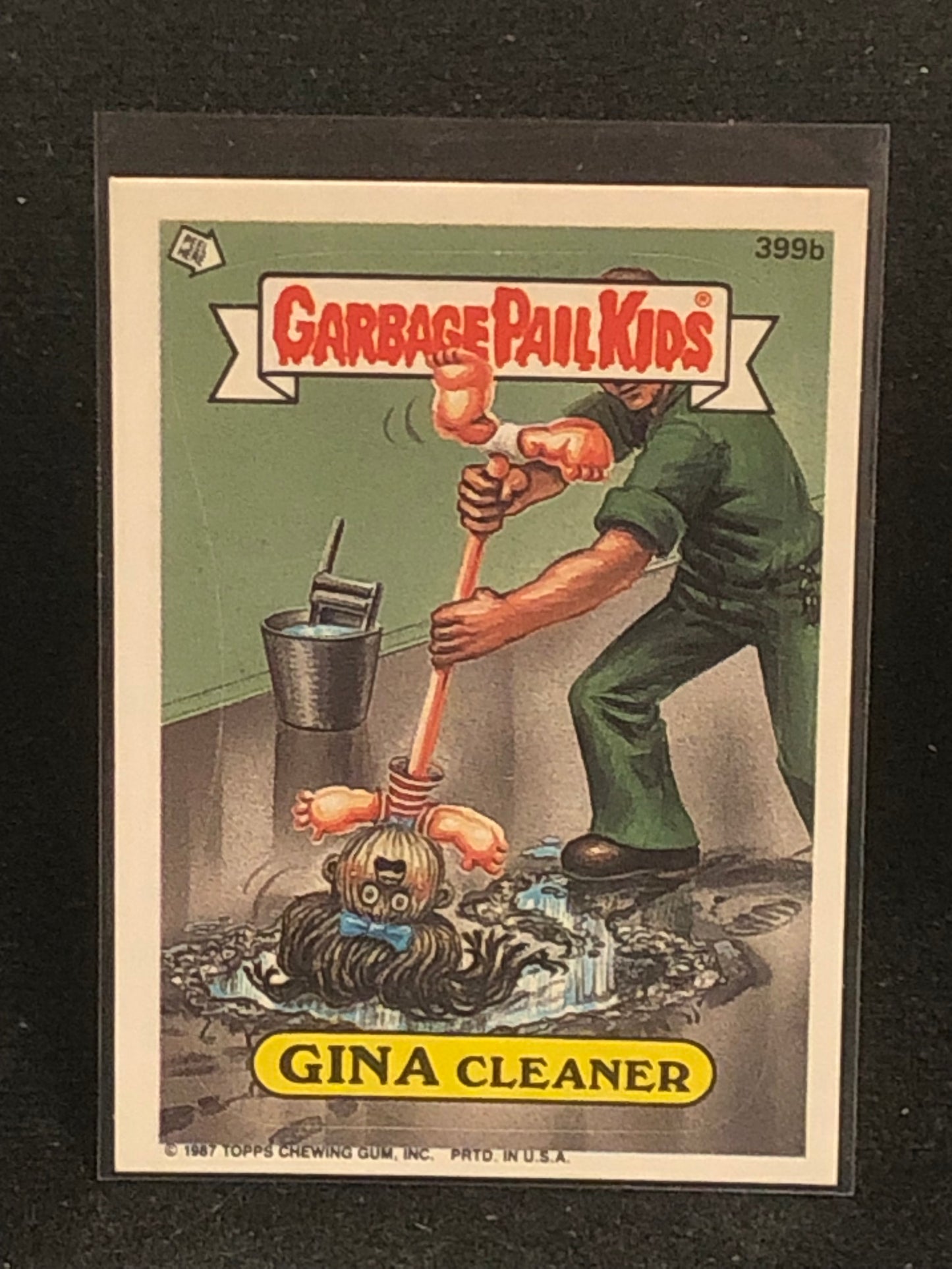 Garbage Pail Kids Original Series 10 (os10) 399b Gina Cleaner