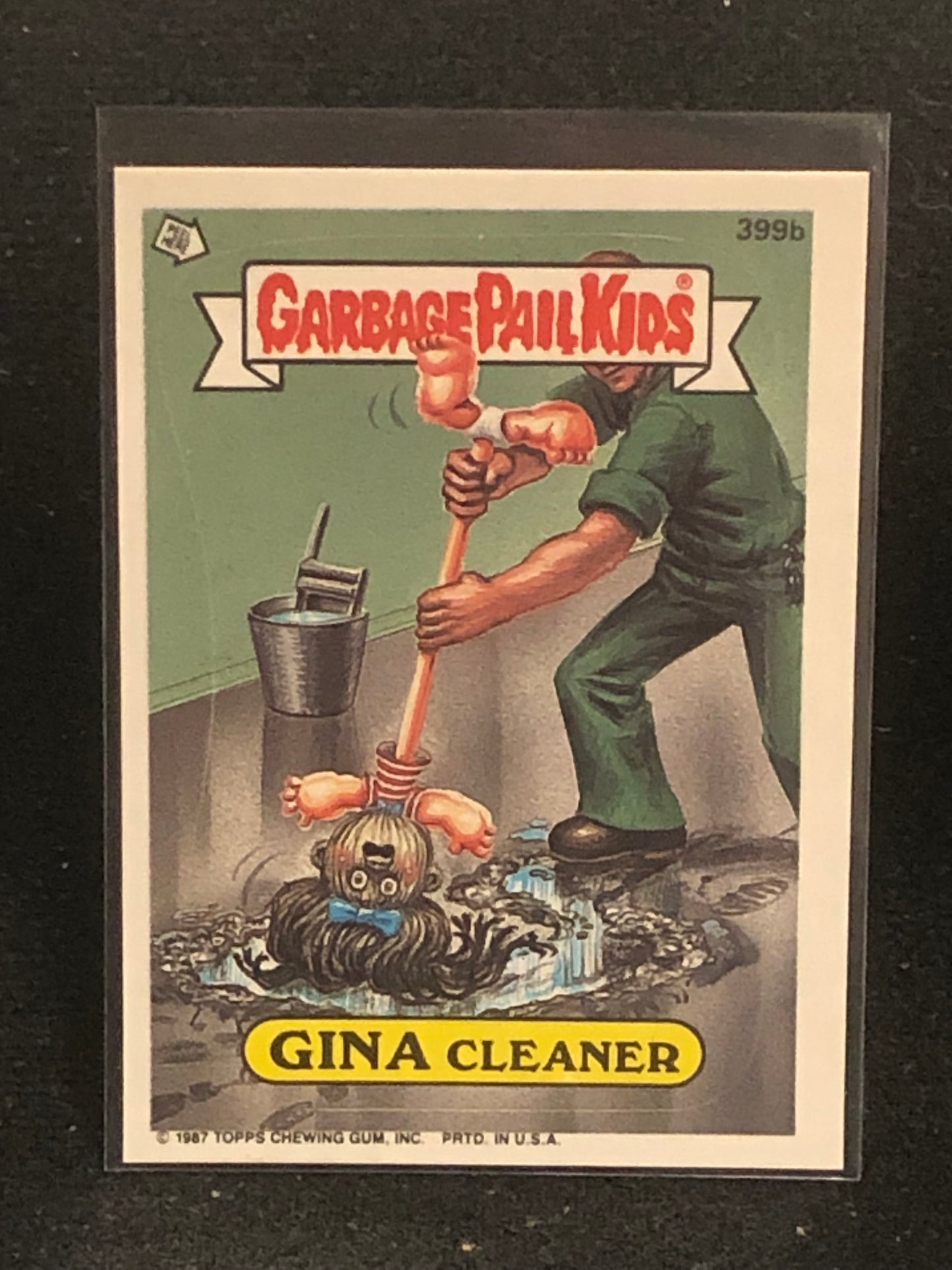 Garbage Pail Kids Original Series 10 (os10) 399b Gina Cleaner