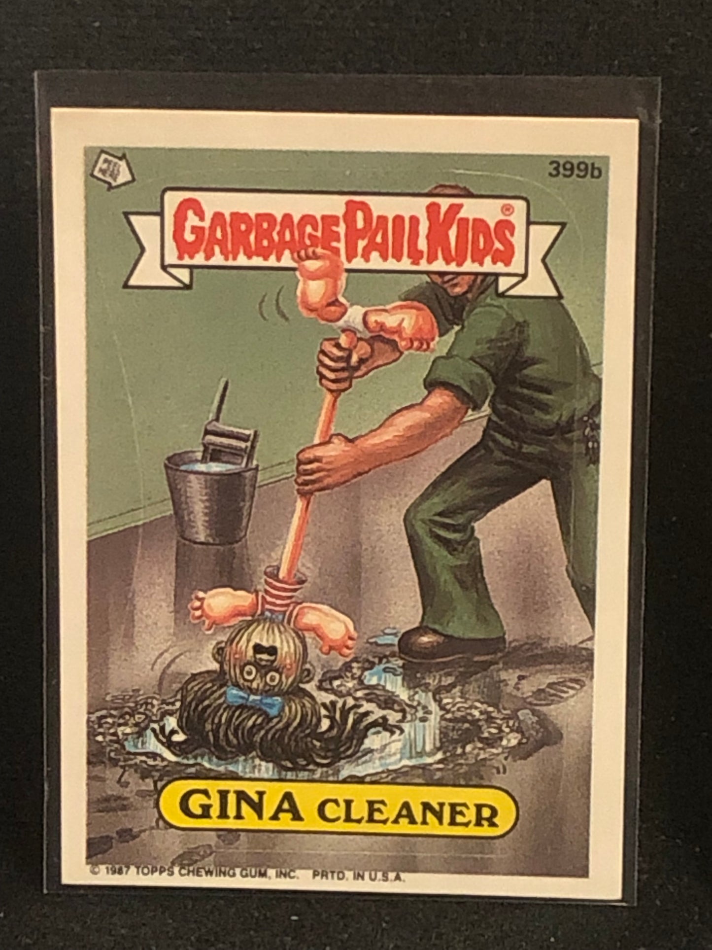 Garbage Pail Kids Original Series 10 (os10) 399b Gina Cleaner
